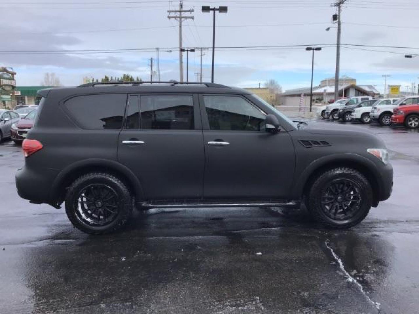 2011 Black Obsidian /Wheat Leather Interior Infiniti QX56 LEATHER (JN8AZ2NF7B9) with an 5.6L V8 DOHC 32V engine, 5-Speed Automatic transmission, located at 1235 N Woodruff Ave., Idaho Falls, 83401, (208) 523-1053, 43.507172, -112.000488 - This 2011 Infiniti QX56, has 122,000 miles. Comes with leather interior, heated front and rear seats, back up camera, navigation, sunroof, cruise control, and power seats. At Timberline Auto it is always easy to find a great deal on your next vehicle! Our experienced sales staff can help find the ri - Photo#5