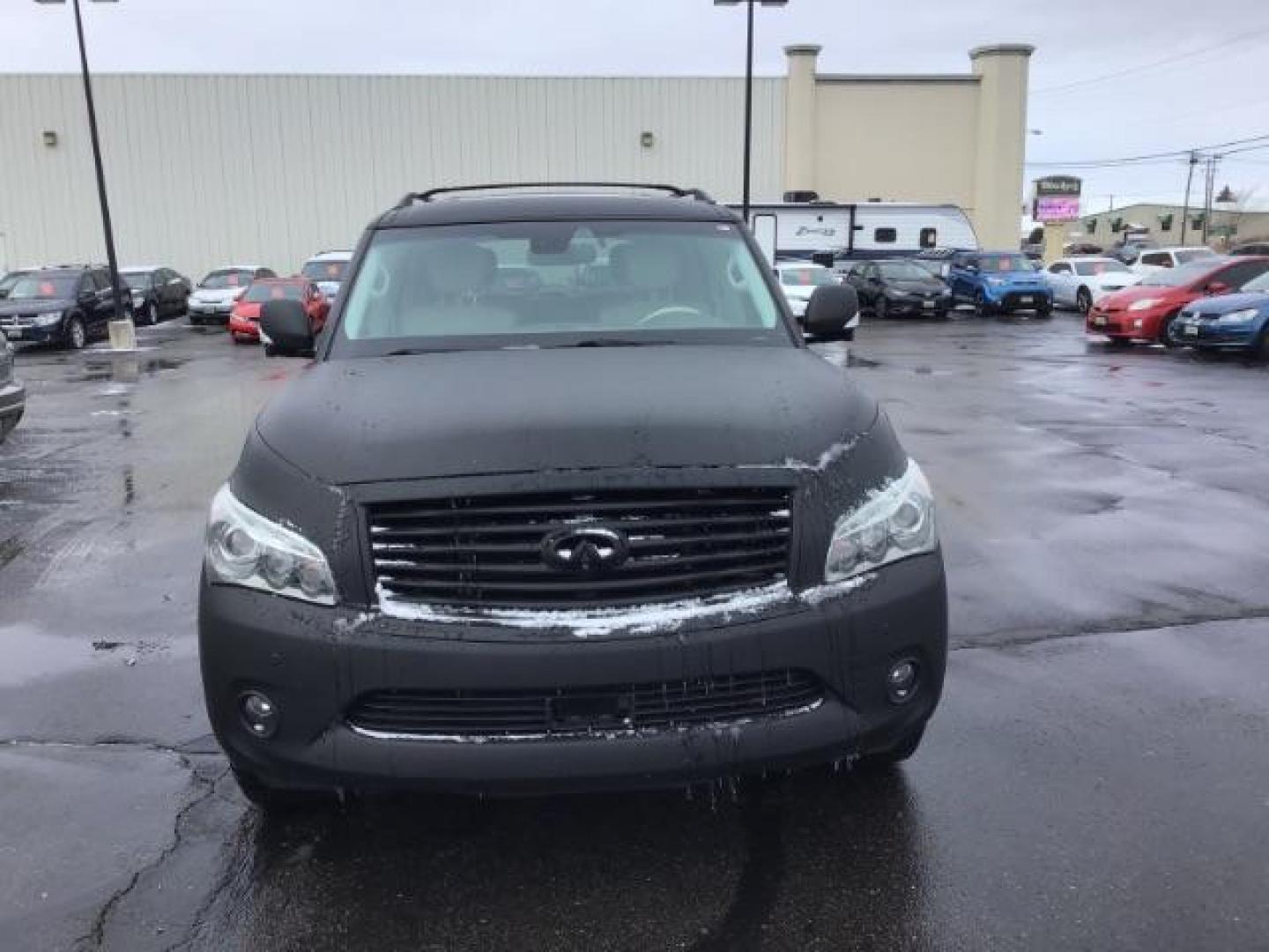 2011 Black Obsidian /Wheat Leather Interior Infiniti QX56 LEATHER (JN8AZ2NF7B9) with an 5.6L V8 DOHC 32V engine, 5-Speed Automatic transmission, located at 1235 N Woodruff Ave., Idaho Falls, 83401, (208) 523-1053, 43.507172, -112.000488 - This 2011 Infiniti QX56, has 122,000 miles. Comes with leather interior, heated front and rear seats, back up camera, navigation, sunroof, cruise control, and power seats. At Timberline Auto it is always easy to find a great deal on your next vehicle! Our experienced sales staff can help find the ri - Photo#7