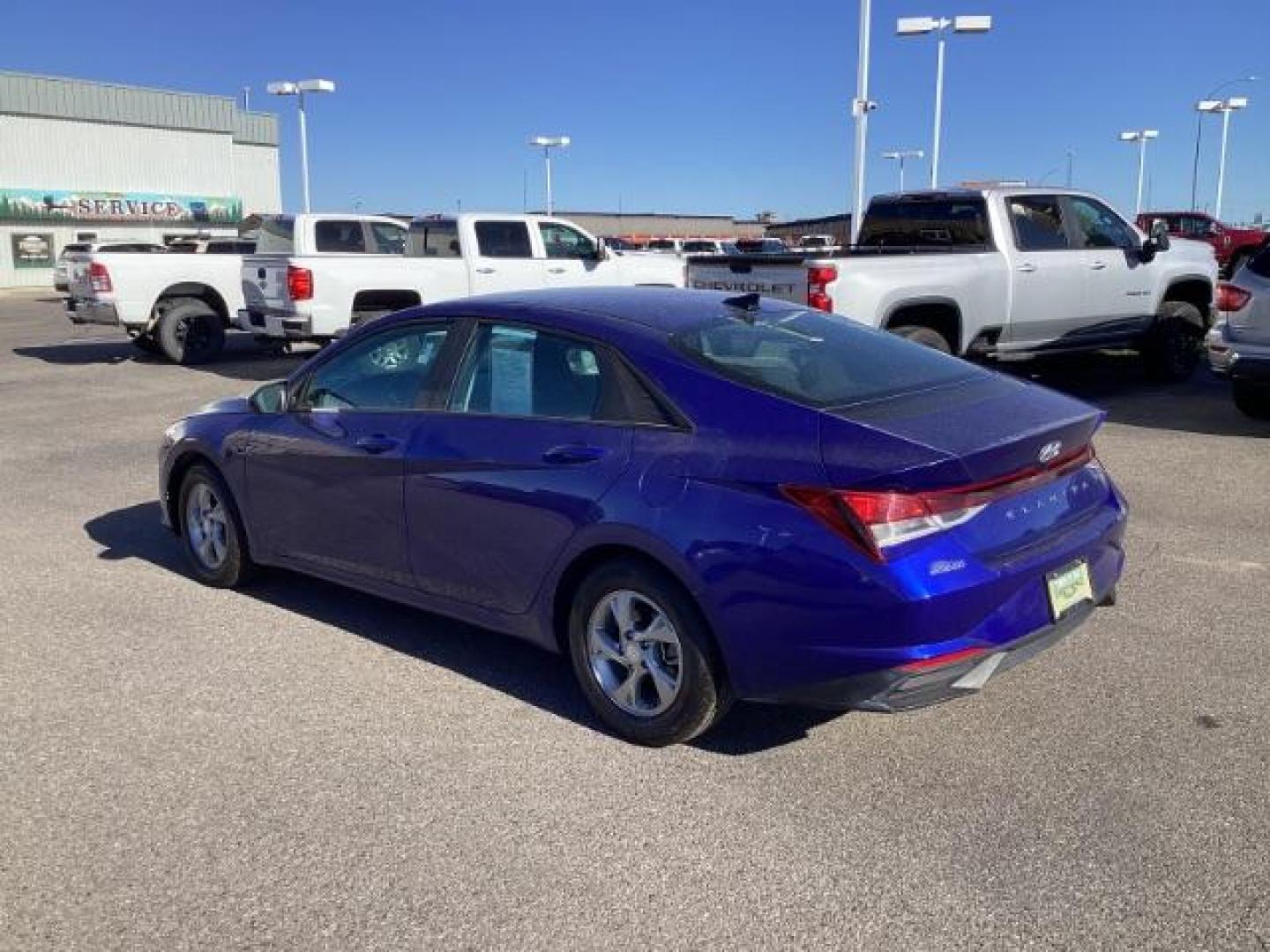 2023 Intense Blue /Black Hyundai Elantra SE (5NPLL4AG9PH) with an 2.0L L4 DOHC 16V engine, 6-Speed Automatic transmission, located at 1235 N Woodruff Ave., Idaho Falls, 83401, (208) 523-1053, 43.507172, -112.000488 - Photo#2