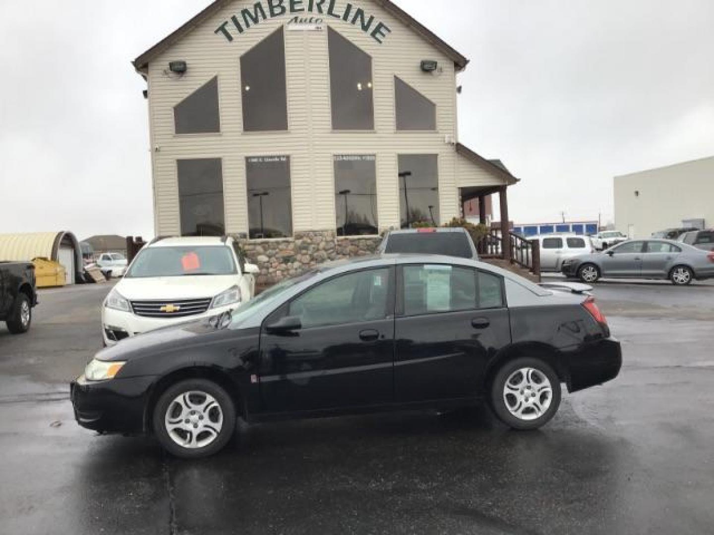 2003 Saturn ION Sedan 2 (1G8AJ52F63Z) with an 2.2L L4 DOHC 16V engine, 5-Speed Automatic transmission, located at 1235 N Woodruff Ave., Idaho Falls, 83401, (208) 523-1053, 43.507172, -112.000488 - This 2003 Saturn Ion, has 145,000 miles. Comes with cloth interior, cruise control, AM/FM CD blue tooth stereo, and power windows and locks. At Timberline Auto it is always easy to find a great deal on your next vehicle! Our experienced sales staff can help find the right vehicle will fit your needs - Photo#1