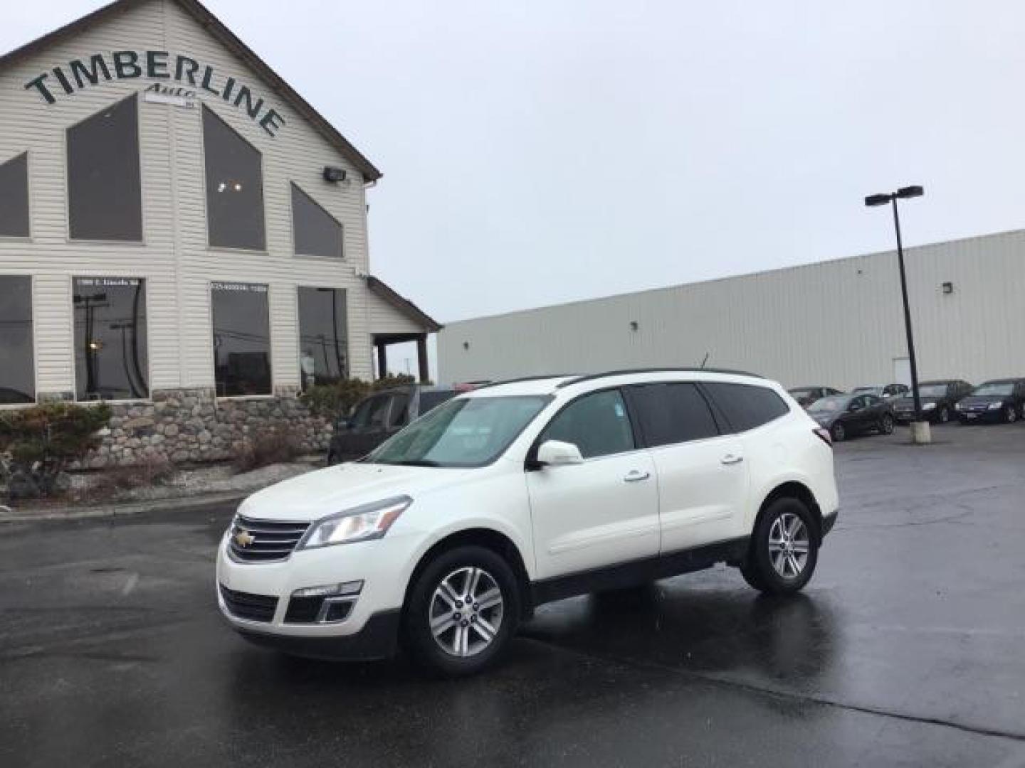 2015 Chevrolet Traverse 2LT AWD (1GNKVHKD0FJ) with an 3.6L V6 DOHC 24V engine, 6-Speed Automatic transmission, located at 1235 N Woodruff Ave., Idaho Falls, 83401, (208) 523-1053, 43.507172, -112.000488 - This 2015 Chevrolet Traverse 2 LT AWD, has 157,000 miles. Comes with leather interior, heated seats, blue tooth audio, touch screen stereo, 3rd row seating, power seats, and power windows and locks. At Timberline Auto it is always easy to find a great deal on your next vehicle! Our experienced sales - Photo#0