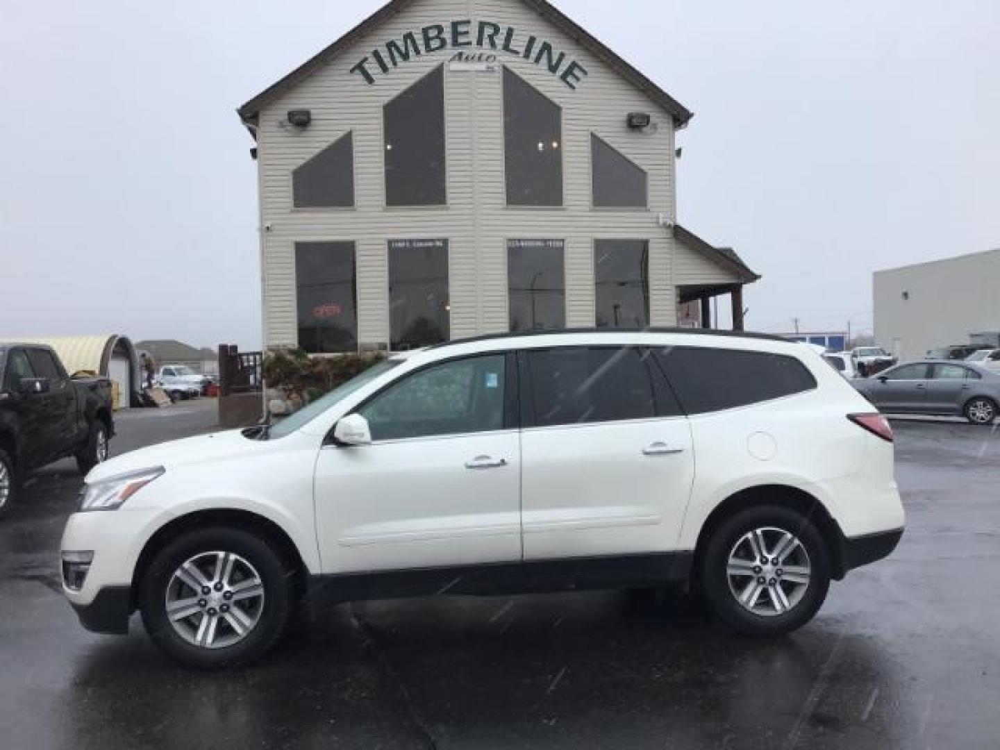 2015 Chevrolet Traverse 2LT AWD (1GNKVHKD0FJ) with an 3.6L V6 DOHC 24V engine, 6-Speed Automatic transmission, located at 1235 N Woodruff Ave., Idaho Falls, 83401, (208) 523-1053, 43.507172, -112.000488 - This 2015 Chevrolet Traverse 2 LT AWD, has 157,000 miles. Comes with leather interior, heated seats, blue tooth audio, touch screen stereo, 3rd row seating, power seats, and power windows and locks. At Timberline Auto it is always easy to find a great deal on your next vehicle! Our experienced sales - Photo#1