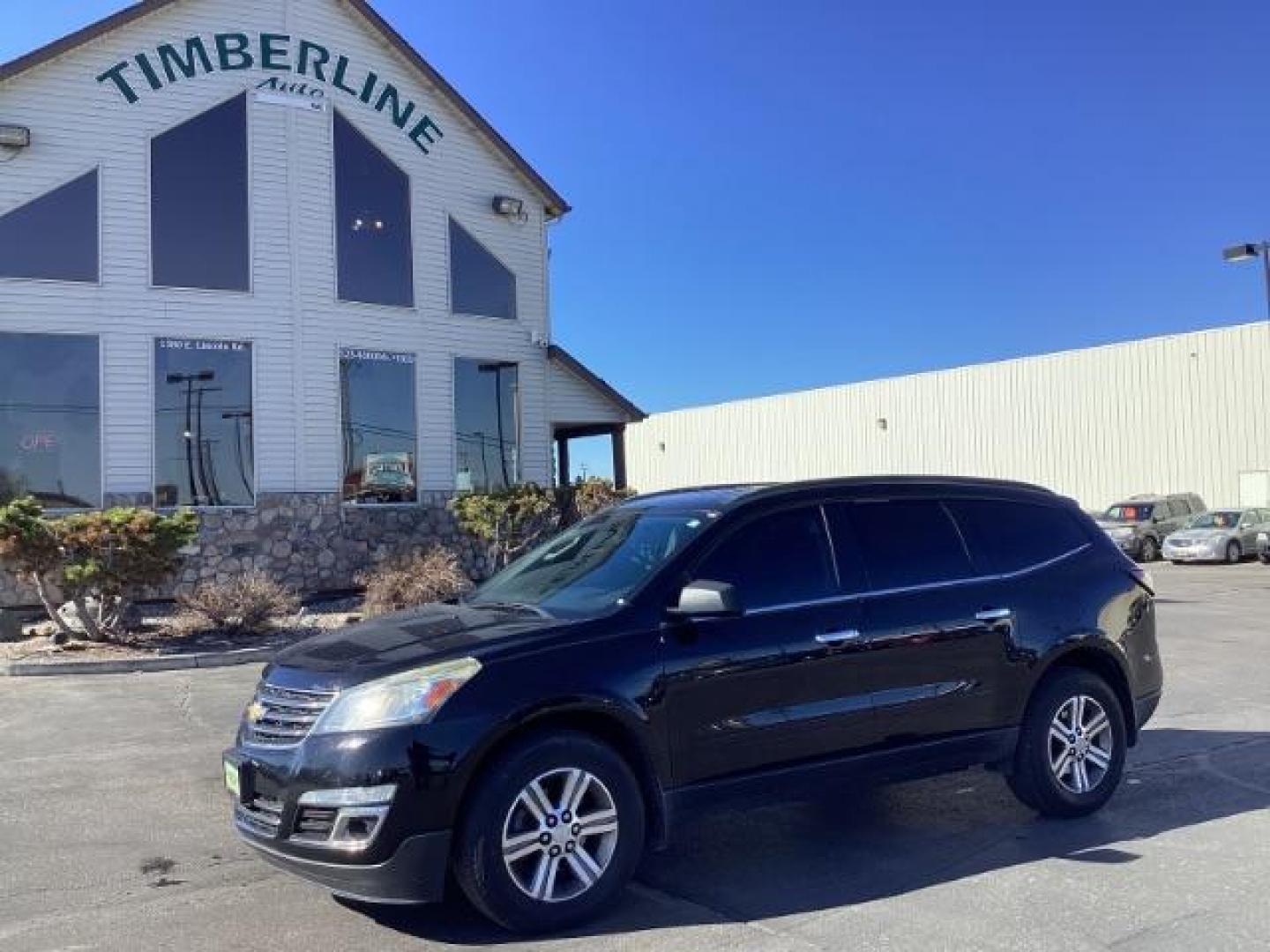 2017 Mosaic Black Metallic /Dark Titanium / Light Titanium, premium cloth Chevrolet Traverse 1LT AWD (1GNKVGKD8HJ) with an 3.6L V6 DOHC 24V engine, 6-Speed Automatic transmission, located at 1235 N Woodruff Ave., Idaho Falls, 83401, (208) 523-1053, 43.507172, -112.000488 - The 2017 Chevrolet Traverse 1LT AWD comes with a variety of features that enhance comfort, convenience, and safety. Here are some of the key features you can expect: All-Wheel Drive (AWD): Provides better traction and stability, particularly in adverse weather conditions or on rough terrain. 3.6L V - Photo#0