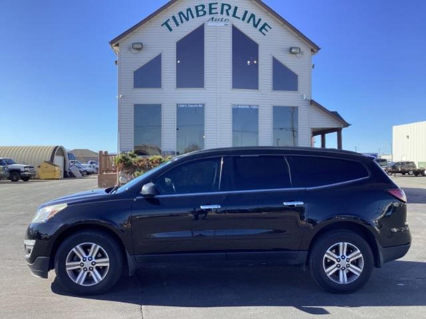 2017 Mosaic Black Metallic /Dark Titanium / Light Titanium, premium cloth Chevrolet Traverse 1LT AWD (1GNKVGKD8HJ) with an 3.6L V6 DOHC 24V engine, 6-Speed Automatic transmission, located at 1235 N Woodruff Ave., Idaho Falls, 83401, (208) 523-1053, 43.507172, -112.000488 - The 2017 Chevrolet Traverse 1LT AWD comes with a variety of features that enhance comfort, convenience, and safety. Here are some of the key features you can expect: All-Wheel Drive (AWD): Provides better traction and stability, particularly in adverse weather conditions or on rough terrain. 3.6L V - Photo#1