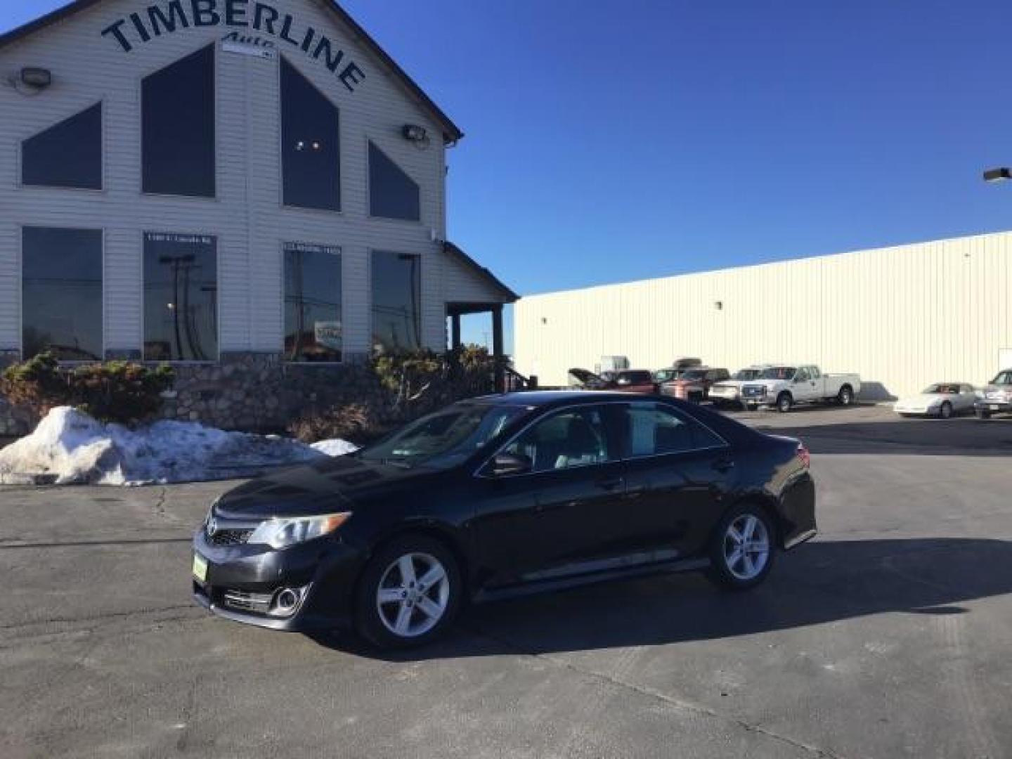 2012 Attitude Black Metallic /Black Leather Interior Toyota Camry SE (4T1BF1FKXCU) with an 2.5L L4 DOHC 16V engine, 6-Speed Automatic transmission, located at 1235 N Woodruff Ave., Idaho Falls, 83401, (208) 523-1053, 43.507172, -112.000488 - This 2012Toyota Camry SE, has 222,000 miles. Comes with cloth seats, cruise control, AM/FM CD Stereo, and power windows and locks. At Timberline Auto it is always easy to find a great deal on your next vehicle! Our experienced sales staff can help find the right vehicle will fit your needs. Our kno - Photo#1