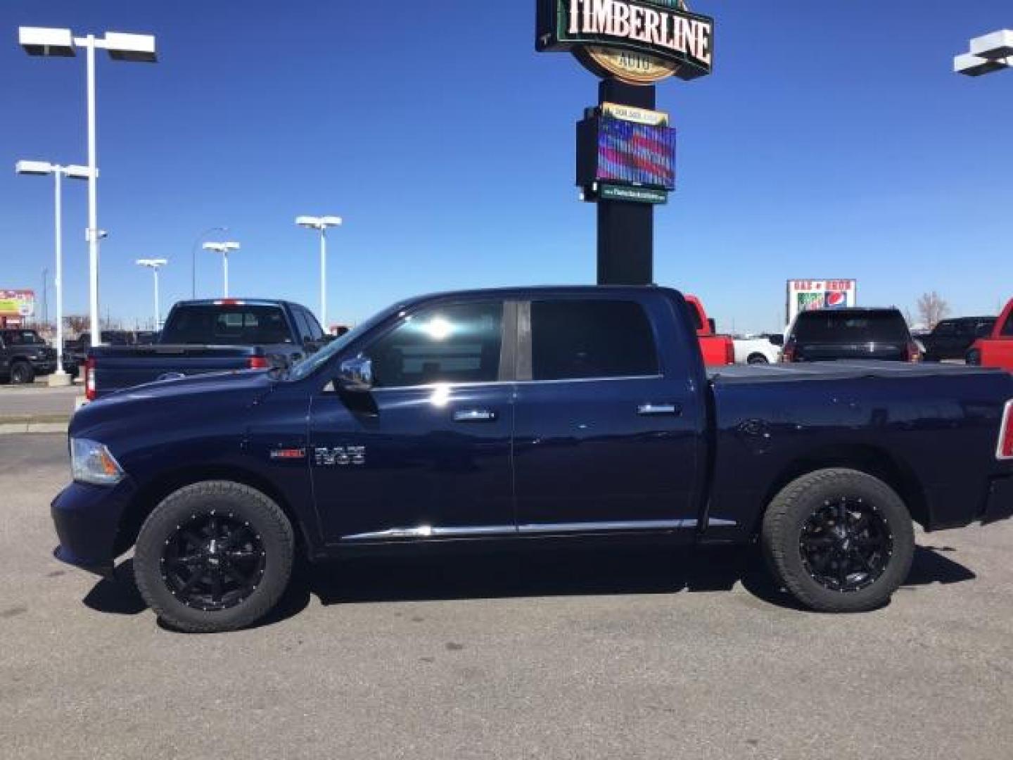 2016 True Blue Pearl Coat /Canyon Brown/Light Frost Beige, premium leather RAM 1500 Longhorn Crew Cab SWB 4WD (1C6RR7PM3GS) with an 3.0L V6 DIESEL engine, 8-Speed Automatic transmission, located at 1235 N Woodruff Ave., Idaho Falls, 83401, (208) 523-1053, 43.507172, -112.000488 - This 2016 Ram 1500 Longhorn 4x4, has the 3.0L eco diesel motor. Comes with leather interior, heated and cooled seats, blue tooth audio, sunroof, back up camera, and touch screen stereo. At Timberline Auto it is always easy to find a great deal on your next vehicle! Our experienced sales staff can he - Photo#1