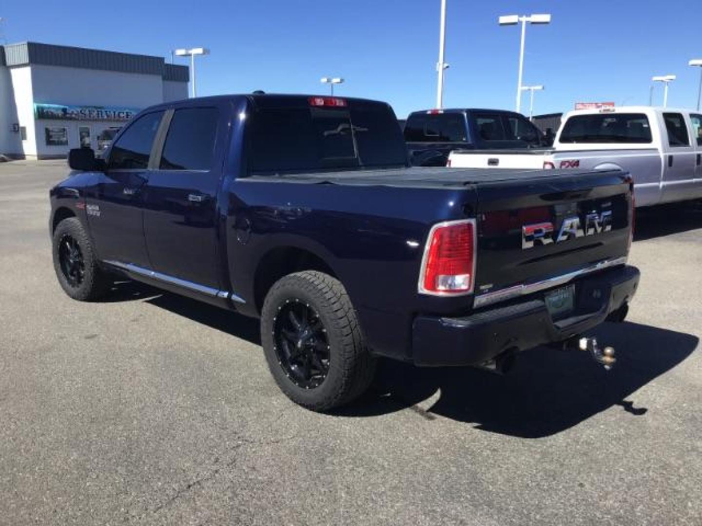 2016 True Blue Pearl Coat /Canyon Brown/Light Frost Beige, premium leather RAM 1500 Longhorn Crew Cab SWB 4WD (1C6RR7PM3GS) with an 3.0L V6 DIESEL engine, 8-Speed Automatic transmission, located at 1235 N Woodruff Ave., Idaho Falls, 83401, (208) 523-1053, 43.507172, -112.000488 - This 2016 Ram 1500 Longhorn 4x4, has the 3.0L eco diesel motor. Comes with leather interior, heated and cooled seats, blue tooth audio, sunroof, back up camera, and touch screen stereo. At Timberline Auto it is always easy to find a great deal on your next vehicle! Our experienced sales staff can he - Photo#2