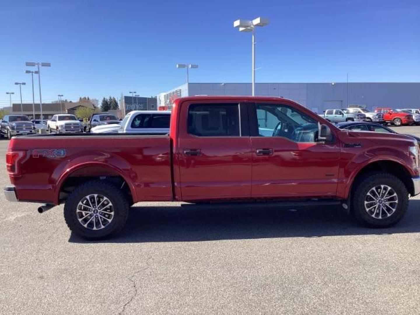 2015 RED /LEATHER Ford F-150 Lariat SuperCrew 6.5-ft. Bed 4WD (1FTFW1EG5FK) with an 3.5 V6 engine, 6-Speed Automatic transmission, located at 1235 N Woodruff Ave., Idaho Falls, 83401, (208) 523-1053, 43.507172, -112.000488 - The 2015 Ford F-150 Lariat is a well-equipped trim level of the popular Ford F-150 pickup truck. Known for its blend of luxury, capability, and technology, the Lariat trim offers a range of features. Here are some key features you might find on the 2015 Ford F-150 Lariat: Engine Options: The 2015 F - Photo#5