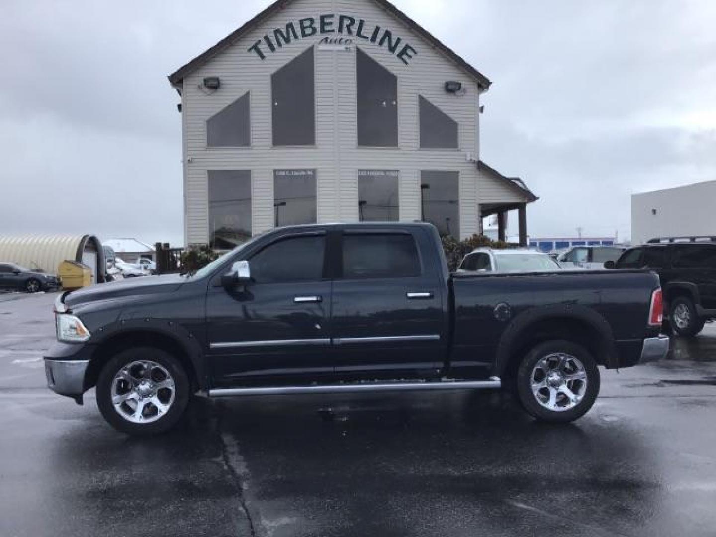 2014 RAM 1500 Laramie Crew Cab LWB 4WD (1C6RR7VT8ES) with an 5.7L V8 OHV 16V engine, 8-Speed Automatic transmission, located at 1235 N Woodruff Ave., Idaho Falls, 83401, (208) 523-1053, 43.507172, -112.000488 - This 2014 Ram 1500 Laramie 4x4, has 201,000 miles. It comes with leather interior, push button start, sunroof, blue tooth audio, back up camera, heated seats and heated steering wheel. At Timberline Auto it is always easy to find a great deal on your next vehicle! Our experienced sales staff can hel - Photo#1