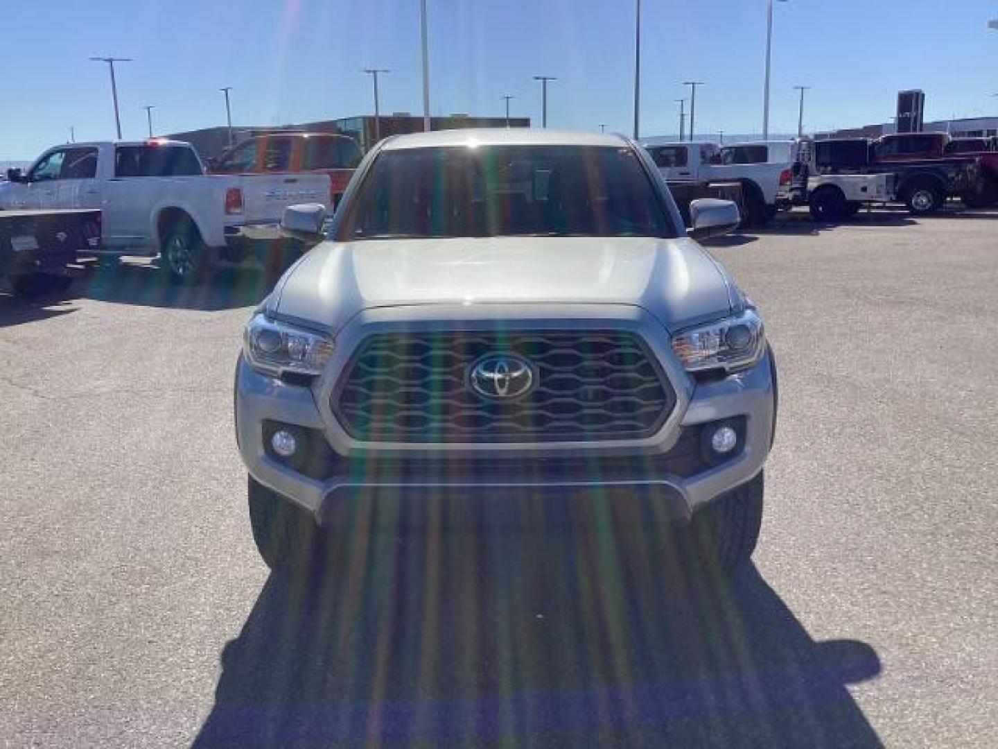 2021 Silver Sky Metallic /Cement Gray, cloth Toyota Tacoma SR5 Double Cab Long Bed V6 6AT 4WD (5TFCZ5ANXMX) with an 3.5L V6 DOHC 24V engine, 6-Speed Automatic transmission, located at 1235 N Woodruff Ave., Idaho Falls, 83401, (208) 523-1053, 43.507172, -112.000488 - Photo#7