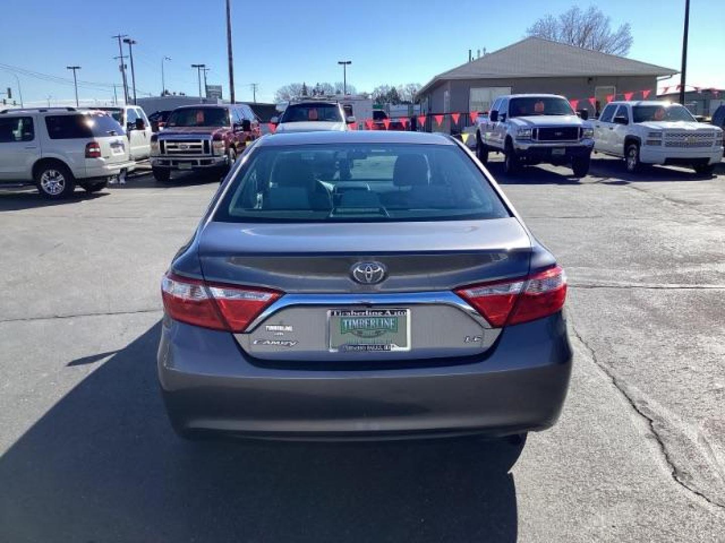 2016 Celestial Silver Metallic /Ash, cloth Toyota Camry LE (4T4BF1FK4GR) with an 2.5L L4 DOHC 16V engine, 6-Speed Automatic transmission, located at 1235 N Woodruff Ave., Idaho Falls, 83401, (208) 523-1053, 43.507172, -112.000488 - The 2016 Toyota Camry LE is a mid-level trim of the popular sedan, offering a blend of comfort, reliability, and efficiency. Here are some of the notable features you might find on the 2016 Toyota Camry LE: 2.5-Liter Four-Cylinder Engine: The Camry LE typically comes equipped with a 2.5-liter four- - Photo#3