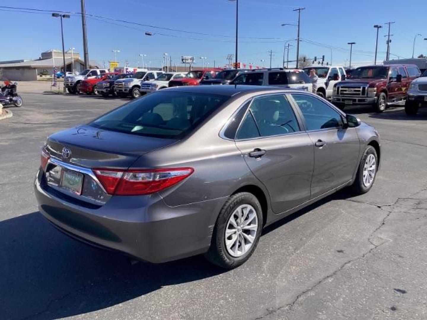 2016 Celestial Silver Metallic /Ash, cloth Toyota Camry LE (4T4BF1FK4GR) with an 2.5L L4 DOHC 16V engine, 6-Speed Automatic transmission, located at 1235 N Woodruff Ave., Idaho Falls, 83401, (208) 523-1053, 43.507172, -112.000488 - The 2016 Toyota Camry LE is a mid-level trim of the popular sedan, offering a blend of comfort, reliability, and efficiency. Here are some of the notable features you might find on the 2016 Toyota Camry LE: 2.5-Liter Four-Cylinder Engine: The Camry LE typically comes equipped with a 2.5-liter four- - Photo#4