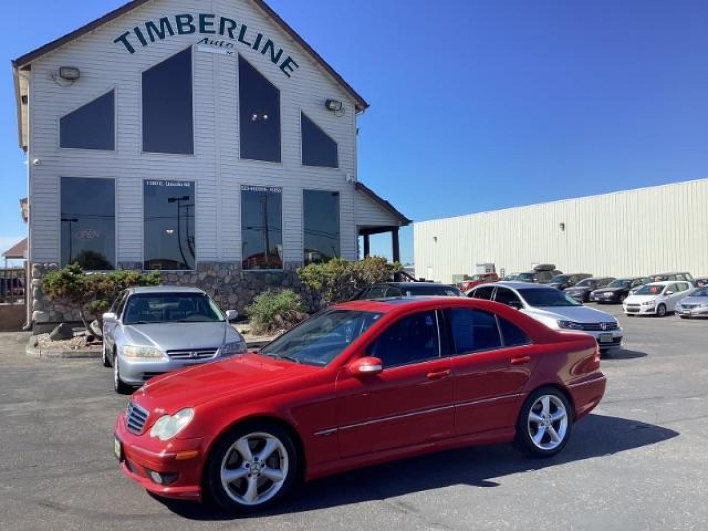 2006 Barolo Red Metallic /Black Leather Interior Mercedes-Benz C-Class C230 Sport Sedan (WDBRF52HX6F) with an 2.5L V6 DOHC 24V engine, 7-Speed Automatic transmission, located at 1235 N Woodruff Ave., Idaho Falls, 83401, (208) 523-1053, 43.507172, -112.000488 - At Timberline Auto it is always easy to find a great deal on your next vehicle! Our experienced sales staff can help find the right vehicle will fit your needs. Our knowledgeable finance department has options for almost any credit score. We offer many warranty contract options to protect you new pr - Photo#0