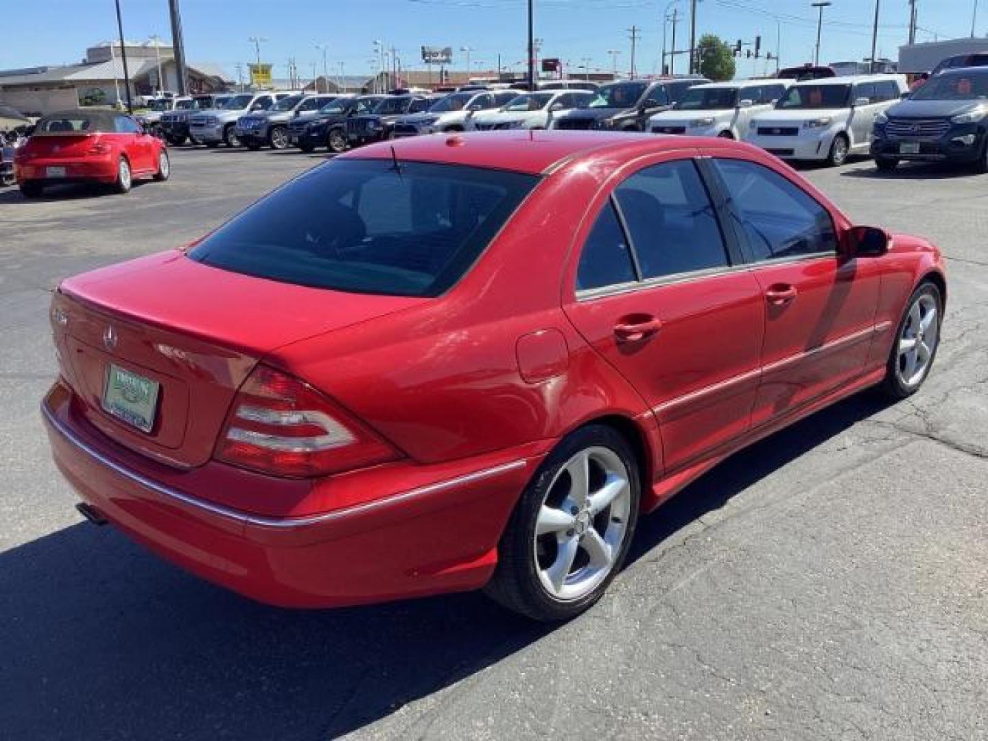 2006 Barolo Red Metallic /Black Leather Interior Mercedes-Benz C-Class C230 Sport Sedan (WDBRF52HX6F) with an 2.5L V6 DOHC 24V engine, 7-Speed Automatic transmission, located at 1235 N Woodruff Ave., Idaho Falls, 83401, (208) 523-1053, 43.507172, -112.000488 - At Timberline Auto it is always easy to find a great deal on your next vehicle! Our experienced sales staff can help find the right vehicle will fit your needs. Our knowledgeable finance department has options for almost any credit score. We offer many warranty contract options to protect you new pr - Photo#4