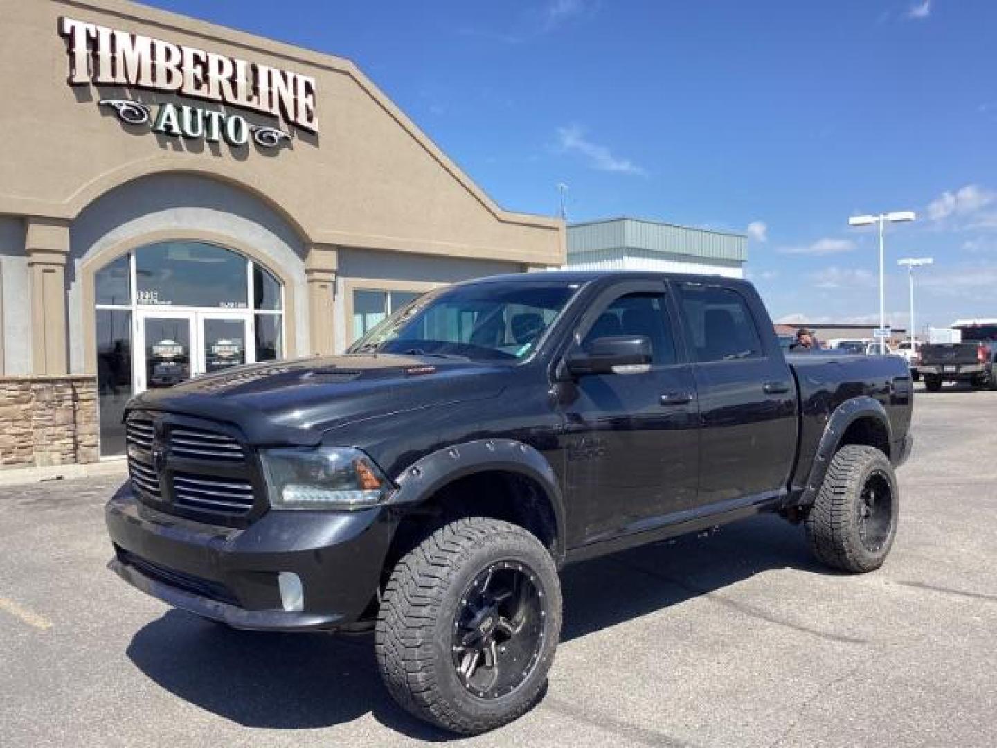 2015 BLACK /BLACK RAM 1500 Sport Crew Cab SWB 4WD (1C6RR7MT6FS) with an 5.7L V8 OHV 16V engine, 8-Speed Automatic transmission, located at 1235 N Woodruff Ave., Idaho Falls, 83401, (208) 523-1053, 43.507172, -112.000488 - Photo#0