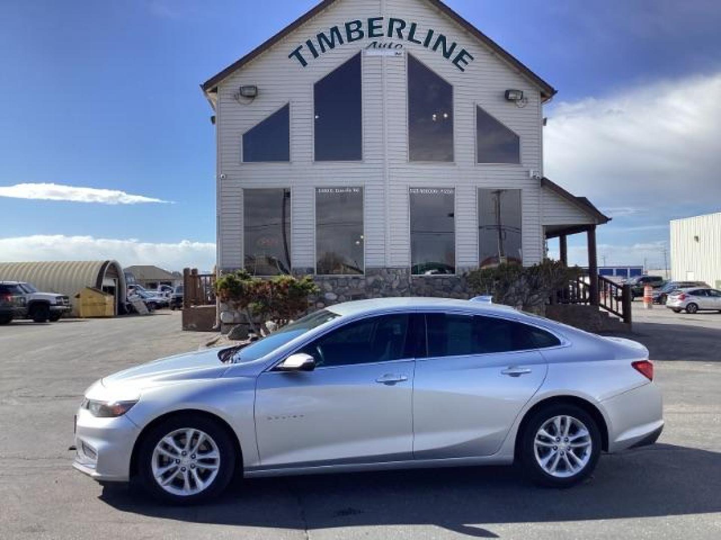 2016 Silver Ice Metallic Chevrolet Malibu SEDAN 4-DR (1G1ZE5ST5GF) with an 1.5L L4 DOHC 16V engine, 6-Speed Automatic transmission, located at 1235 N Woodruff Ave., Idaho Falls, 83401, (208) 523-1053, 43.507172, -112.000488 - The 2016 Malibu received a complete redesign, featuring a more modern and sophisticated exterior styling compared to its predecessor. The new design incorporated sleek lines, a more aerodynamic profile, and a slightly longer wheelbase, giving it a more upscale appearance. At Timberline Auto it is al - Photo#1