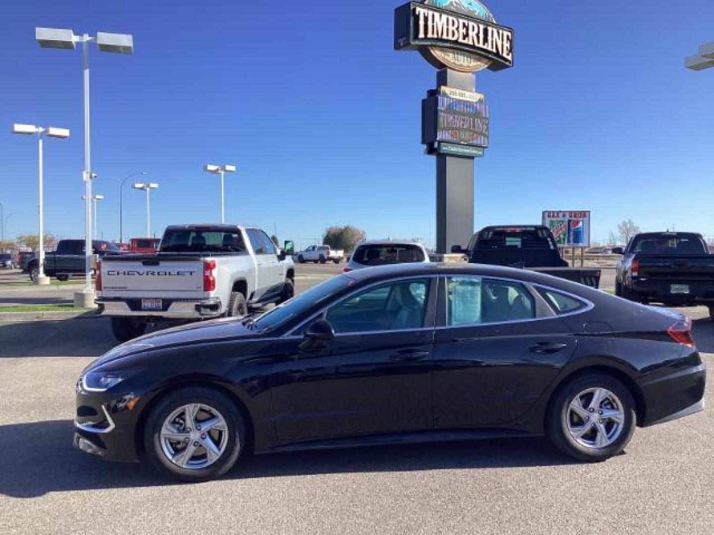 2020 BLACK /CLOTH Hyundai Sonata SE (5NPEG4JA2LH) with an 2.5L L4 DOHC 16V engine, 8-Speed Automatic transmission, located at 1235 N Woodruff Ave., Idaho Falls, 83401, (208) 523-1053, 43.507172, -112.000488 - Photo#2