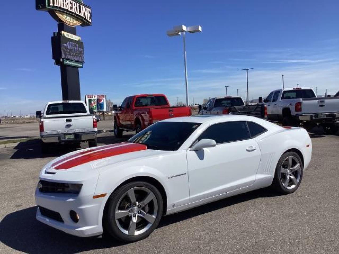 2010 WHITE /Black Leather Interior Chevrolet Camaro 2SS Coupe (2G1FT1EWXA9) with an 6.2L V8 OHV 16V engine, 6-Speed Manual transmission, located at 1235 N Woodruff Ave., Idaho Falls, 83401, (208) 523-1053, 43.507172, -112.000488 - V8 Engine: The 2SS trim typically comes equipped with a potent 6.2-liter V8 engine, providing ample power and performance. In the 2010 model, this engine produced around 426 horsepower and 420 lb-ft of torque. Performance Upgrades: The 2SS trim may include performance upgrades such as a sport-tuned - Photo#0