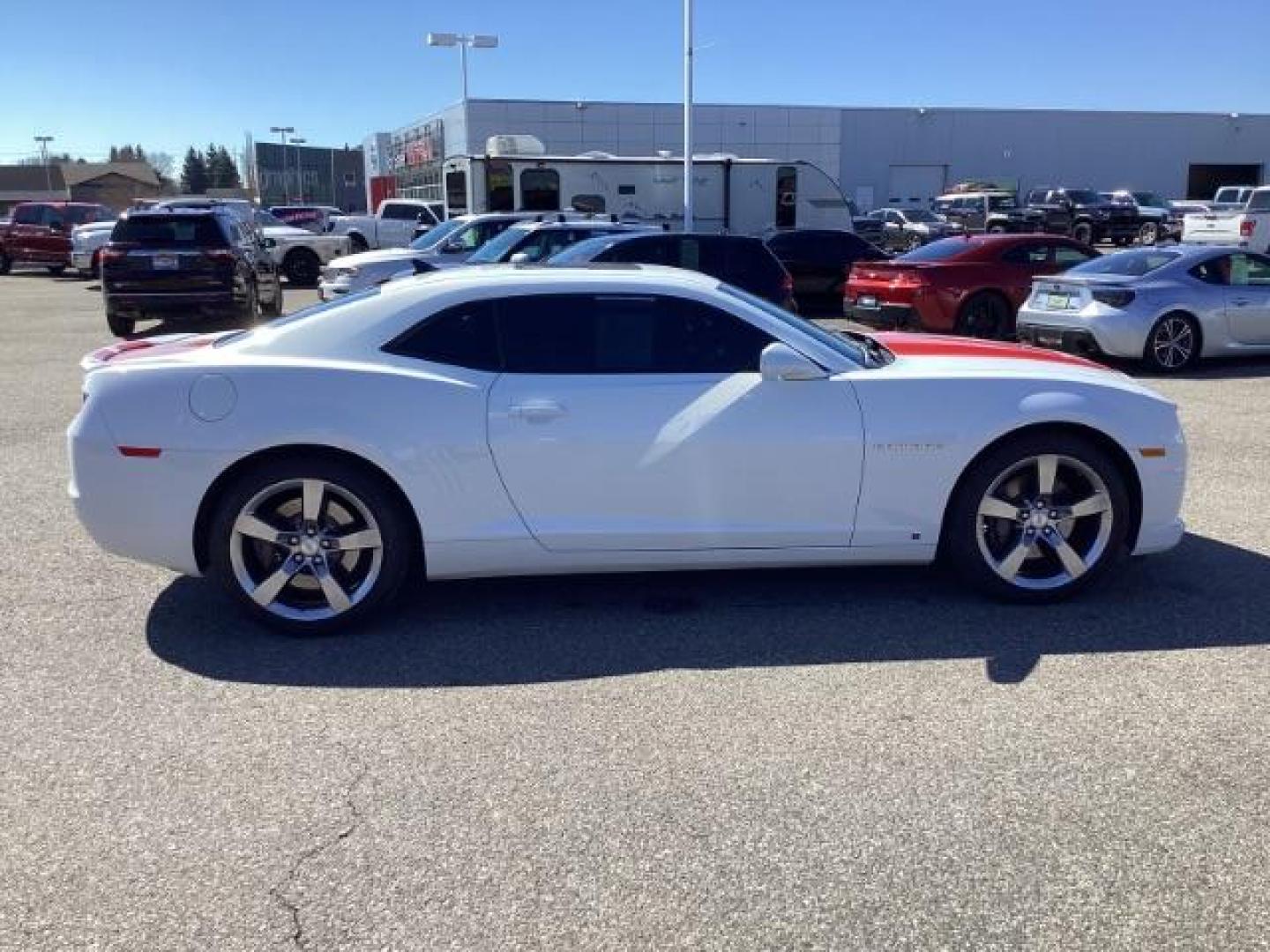 2010 WHITE /Black Leather Interior Chevrolet Camaro 2SS Coupe (2G1FT1EWXA9) with an 6.2L V8 OHV 16V engine, 6-Speed Manual transmission, located at 1235 N Woodruff Ave., Idaho Falls, 83401, (208) 523-1053, 43.507172, -112.000488 - V8 Engine: The 2SS trim typically comes equipped with a potent 6.2-liter V8 engine, providing ample power and performance. In the 2010 model, this engine produced around 426 horsepower and 420 lb-ft of torque. Performance Upgrades: The 2SS trim may include performance upgrades such as a sport-tuned - Photo#5