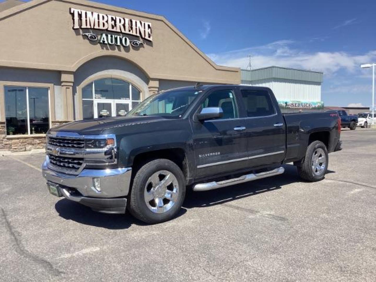 2018 Graphite Metallic /Jet Black, leather Chevrolet Silverado 1500 LTZ Crew Cab 4WD (3GCUKSEJXJG) with an 6.2L V8 OHV 16V engine, 6-Speed Automatic transmission, located at 1235 N Woodruff Ave., Idaho Falls, 83401, (208) 523-1053, 43.507172, -112.000488 - Photo#0