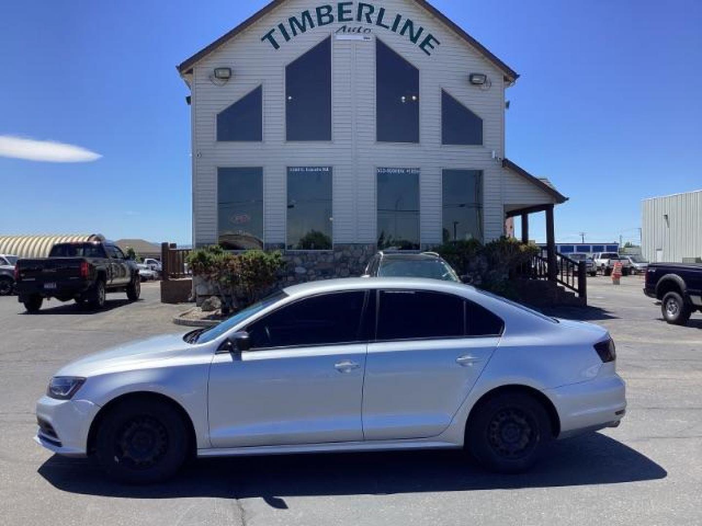 2016 Reflex Silver Metallic /Titan Black, cloth Volkswagen Jetta 1.4T S 6A (3VW267AJ5GM) with an 1.4L L4 DOHC 16V engine, 6-Speed Automatic transmission, located at 1235 N Woodruff Ave., Idaho Falls, 83401, (208) 523-1053, 43.507172, -112.000488 - The 2016 Volkswagen Jetta S is a compact sedan that offers a good mix of performance, efficiency, and essential features. Here are the key features of the 2016 Volkswagen Jetta S: Engine and Performance Engine: 1.4-liter turbocharged inline-4 Horsepower: 150 hp @ 5,000 rpm Torque: 184 lb-ft @ 1,400 - Photo#0