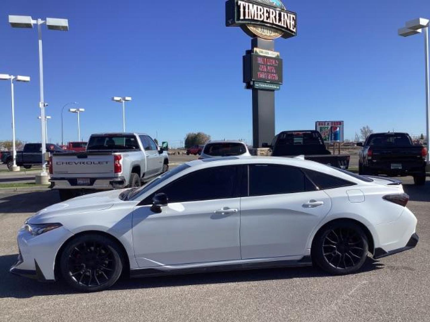 2020 Wind Chill Pearl /Black/Red, leatherette/sueded microfiber Toyota Avalon TRD (4T1FZ1FB7LU) with an 3.5L V6 DOHC 24V engine, 6-Speed Automatic transmission, located at 1235 N Woodruff Ave., Idaho Falls, 83401, (208) 523-1053, 43.507172, -112.000488 - The 2020 Toyota Avalon TRD is a performance-oriented trim level of the Toyota Avalon sedan, known for its sporty styling and enhanced driving dynamics. Here are the key features you can typically find on the 2020 Toyota Avalon TRD: Engine: Powered by a potent 3.5-liter V6 engine producing 301 horse - Photo#1