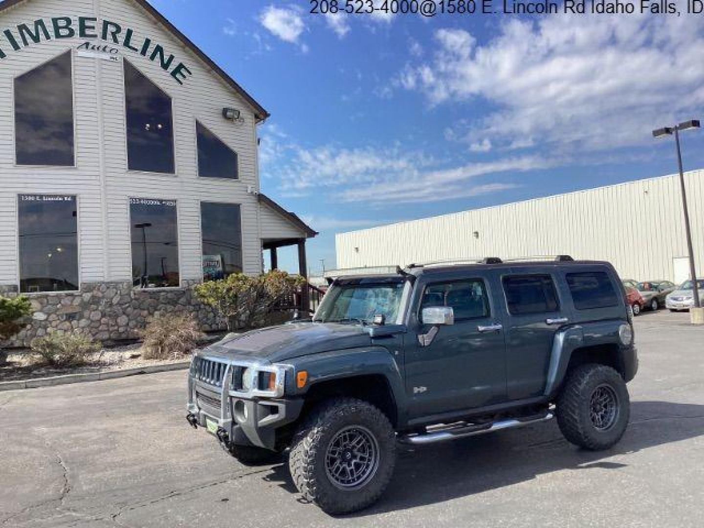 2007 Boulder Gray Metallic /Ebony Leather Interior Hummer H3 Luxury (5GTDN13E378) with an 3.7L L5 DOHC 20V engine, 5-Speed Manual transmission, located at 1235 N Woodruff Ave., Idaho Falls, 83401, (208) 523-1053, 43.507172, -112.000488 - Photo#0