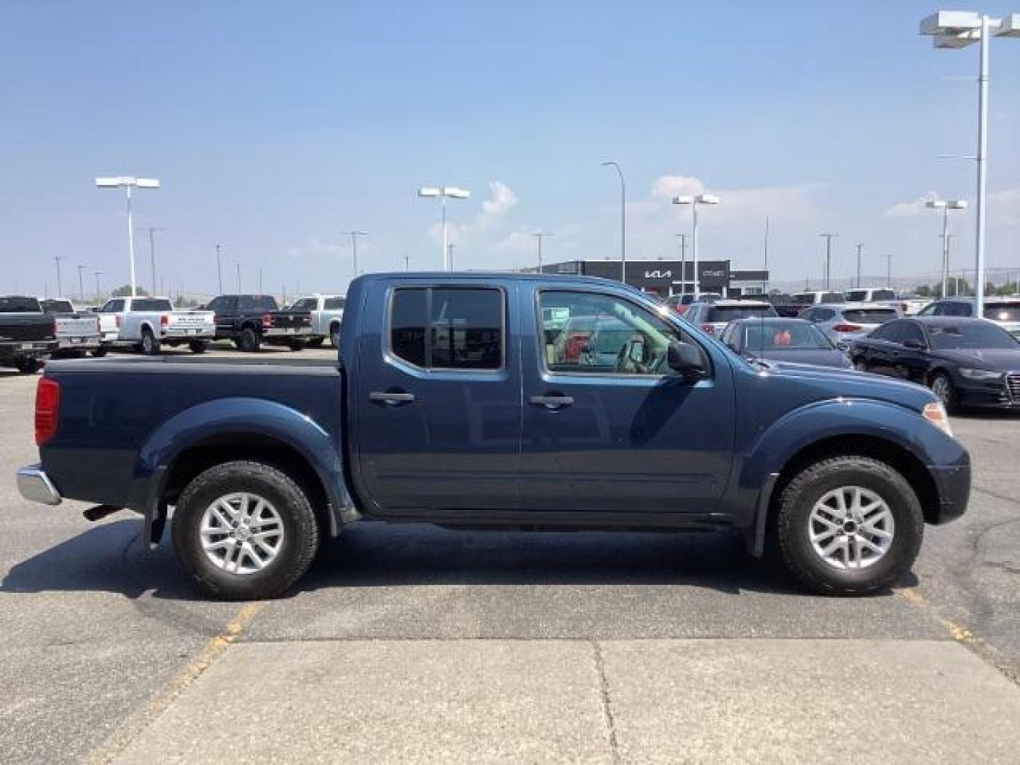 2018 Arctic Blue Metallic /Steel, cloth Nissan Frontier SV Crew Cab 5AT 4WD (1N6AD0EVXJN) with an 4.0L V6 DOHC 24V engine, 5-Speed Automatic transmission, located at 1235 N Woodruff Ave., Idaho Falls, 83401, (208) 523-1053, 43.507172, -112.000488 - New Inventory. Going thru service and inspection. Call for more pictures. At Timberline Auto it is always easy to find a great deal on your next vehicle! Our experienced sales staff can help find the right vehicle that will fit your needs. Our knowledgeable finance department has options for almost - Photo#7