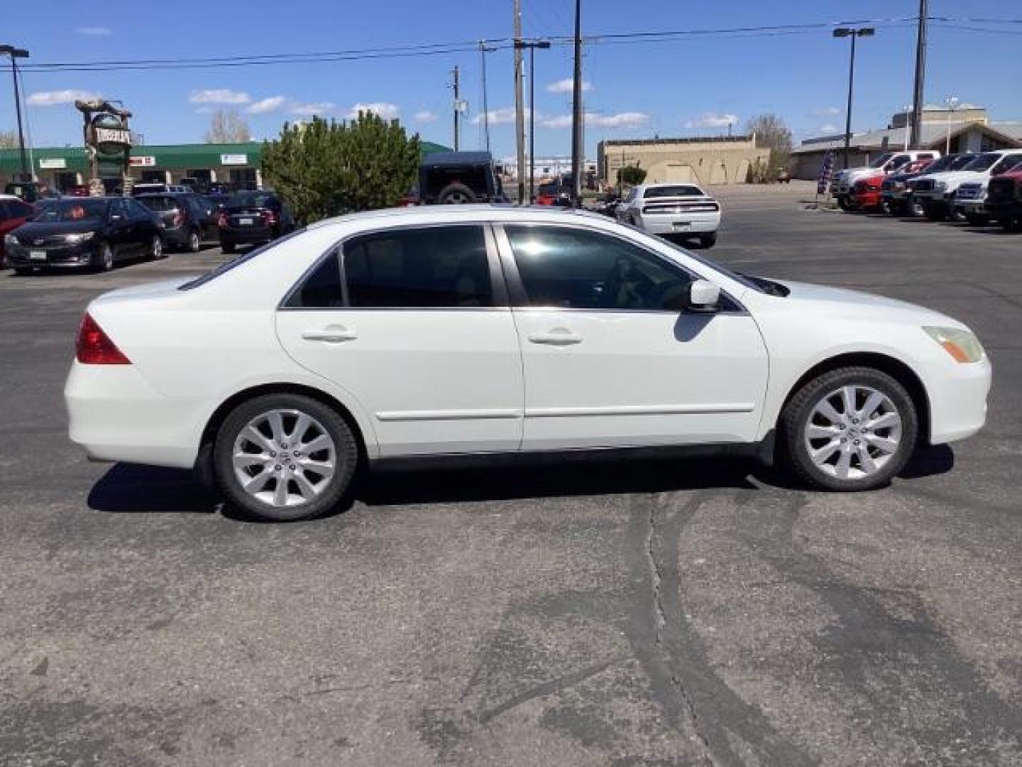 2007 Taffeta White /Gray Cloth Interior Honda Accord LX V-6 Sedan AT (1HGCM66357A) with an 3.0L V6 SOHC 24V engine, 5-Speed Automatic transmission, located at 1235 N Woodruff Ave., Idaho Falls, 83401, (208) 523-1053, 43.507172, -112.000488 - The 2007 Honda Accord LX V6 is a midsize sedan known for its reliability, comfort, and performance. Here are some of the key features you might find on the 2007 Honda Accord LX V6 trim: 3.0-liter V6 Engine: The Accord LX V6 is powered by a 3.0-liter V6 engine, providing smooth acceleration and ampl - Photo#5