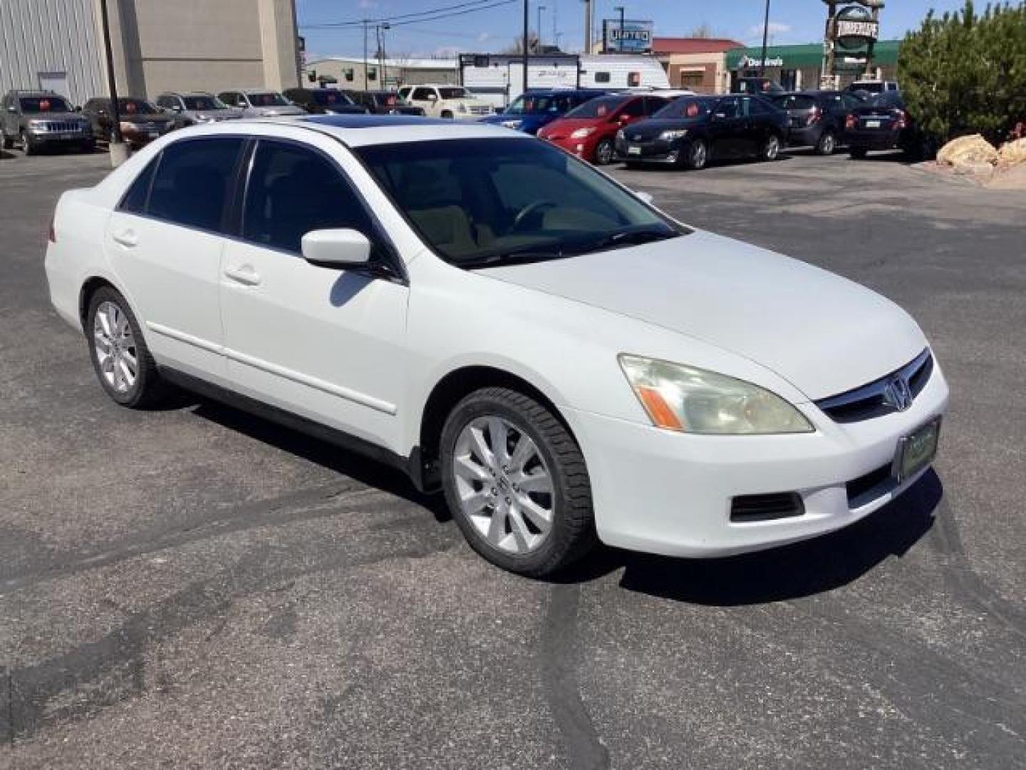 2007 Taffeta White /Gray Cloth Interior Honda Accord LX V-6 Sedan AT (1HGCM66357A) with an 3.0L V6 SOHC 24V engine, 5-Speed Automatic transmission, located at 1235 N Woodruff Ave., Idaho Falls, 83401, (208) 523-1053, 43.507172, -112.000488 - The 2007 Honda Accord LX V6 is a midsize sedan known for its reliability, comfort, and performance. Here are some of the key features you might find on the 2007 Honda Accord LX V6 trim: 3.0-liter V6 Engine: The Accord LX V6 is powered by a 3.0-liter V6 engine, providing smooth acceleration and ampl - Photo#6