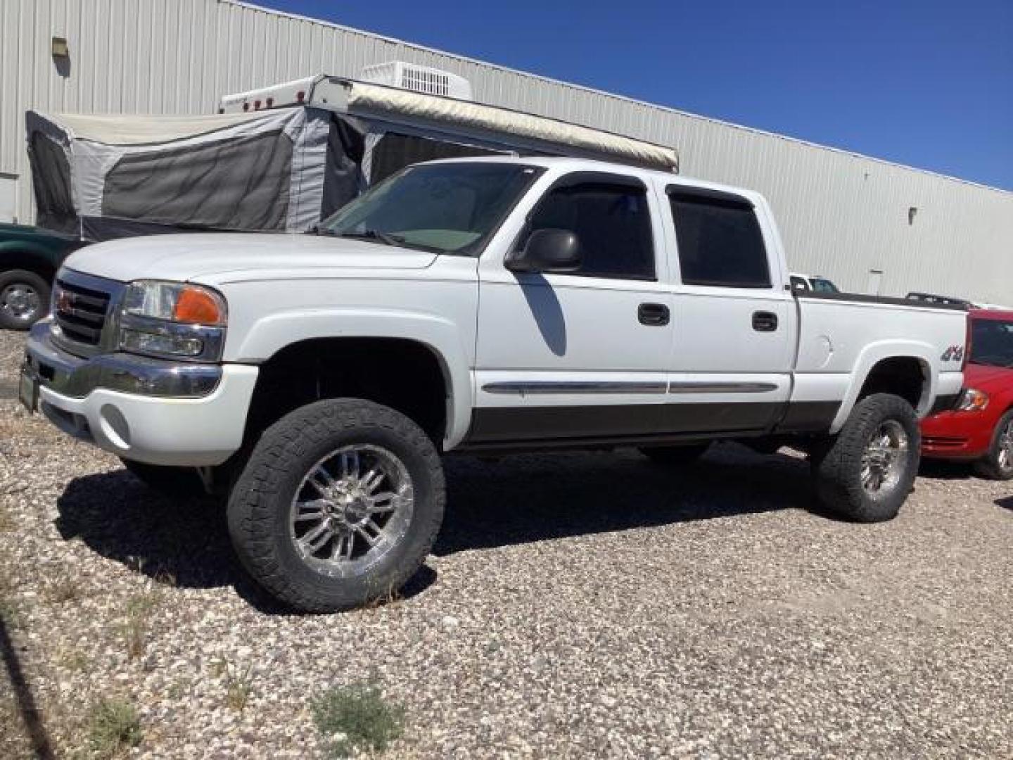 2003 GMC Sierra 1500 HD SLE Crew Cab Short Bed 4WD (1GTGK13UX3F) with an 6.0L V8 OHV 16V engine, 4-Speed Automatic transmission, located at 1235 N Woodruff Ave., Idaho Falls, 83401, (208) 523-1053, 43.507172, -112.000488 - Photo#0