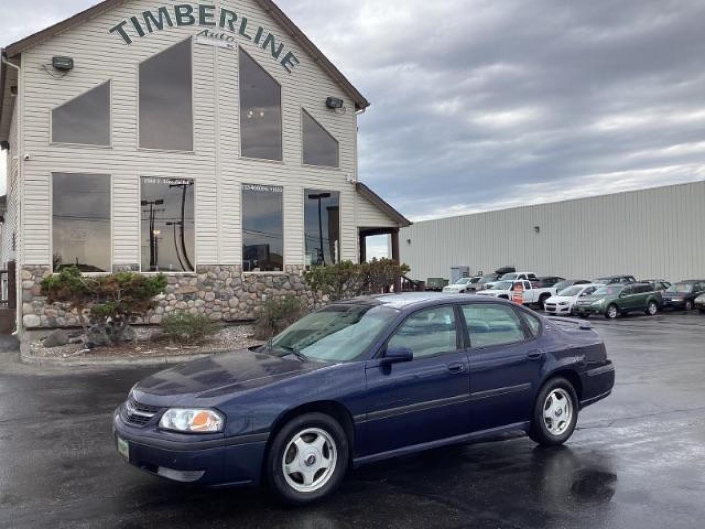 2001 Navy Blue Metallic Chevrolet Impala LS (2G1WH55K519) with an 3.8L V6 OHV 12V engine, 4-Speed Automatic transmission, located at 1235 N Woodruff Ave., Idaho Falls, 83401, (208) 523-1053, 43.507172, -112.000488 - The 2001 Chevrolet Impala LS, a midsize sedan, typically came with several standard features and optional upgrades. Here are some common features found on the 2001 Chevrolet Impala LS: Engine: The Impala LS often featured a 3.8-liter V6 engine, which provided a good balance of power and fuel effici - Photo#1