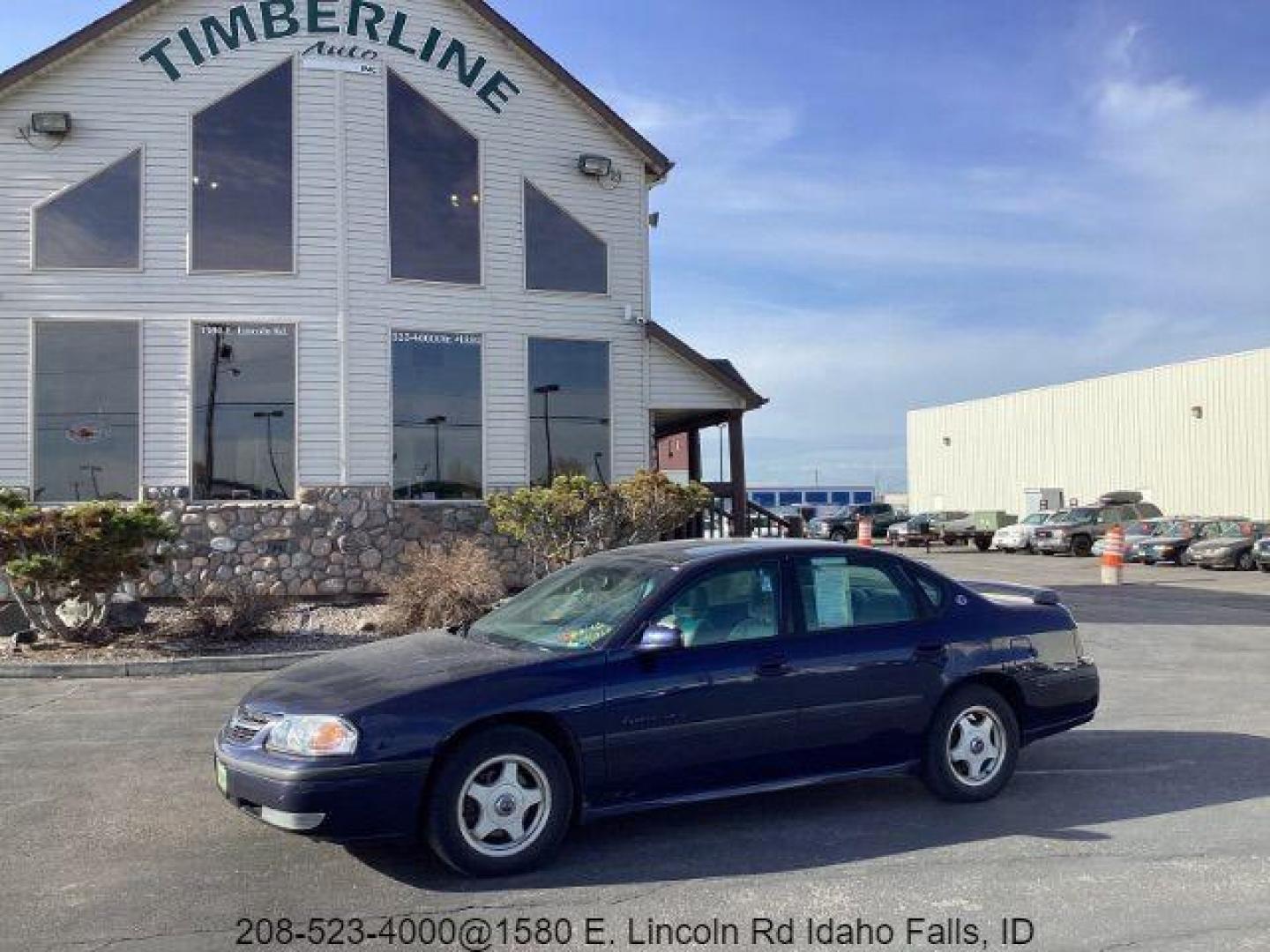 2001 Navy Blue Metallic Chevrolet Impala LS (2G1WH55K519) with an 3.8L V6 OHV 12V engine, 4-Speed Automatic transmission, located at 1235 N Woodruff Ave., Idaho Falls, 83401, (208) 523-1053, 43.507172, -112.000488 - The 2001 Chevrolet Impala LS, a midsize sedan, typically came with several standard features and optional upgrades. Here are some common features found on the 2001 Chevrolet Impala LS: Engine: The Impala LS often featured a 3.8-liter V6 engine, which provided a good balance of power and fuel effici - Photo#0