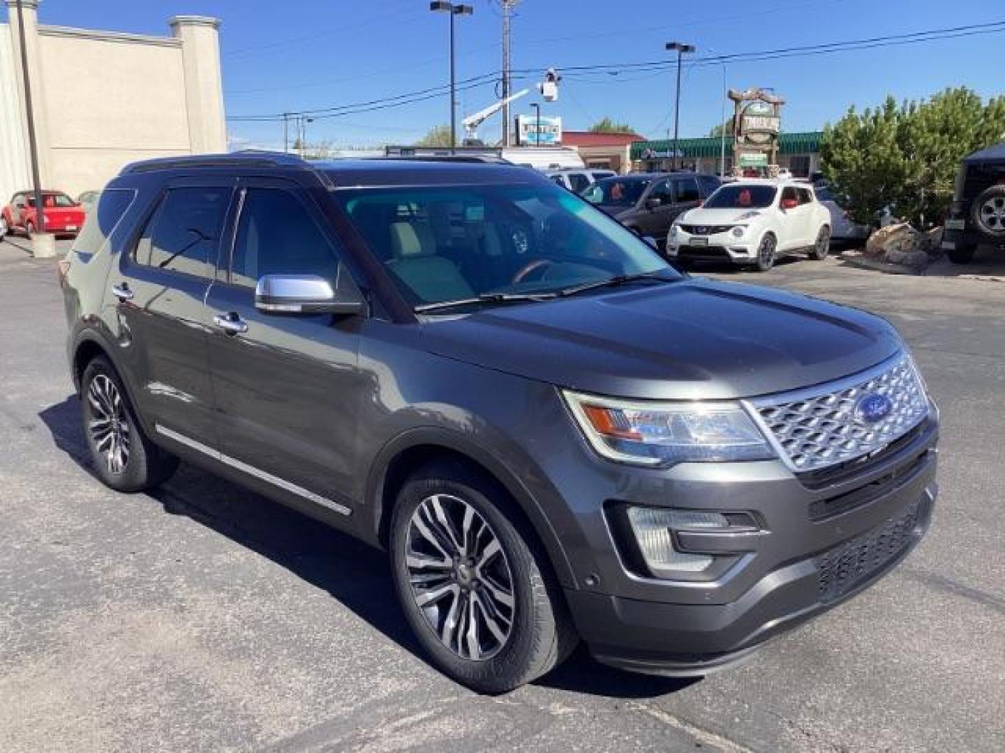 2017 GRAY /Ebony Black, premium leather Ford Explorer Platinum AWD (1FM5K8HT0HG) with an 3.5L V6 DOHC 24V engine, 6-Speed Automatic transmission, located at 1235 N Woodruff Ave., Idaho Falls, 83401, (208) 523-1053, 43.507172, -112.000488 - The 2017 Ford Explorer Platinum is a top-tier trim level of the Ford Explorer, offering a host of premium features. Here are some of the key features typically found on the 2017 Ford Explorer Platinum: Engine: It is typically equipped with a powerful 3.5-liter V6 engine, delivering ample horsepower - Photo#5