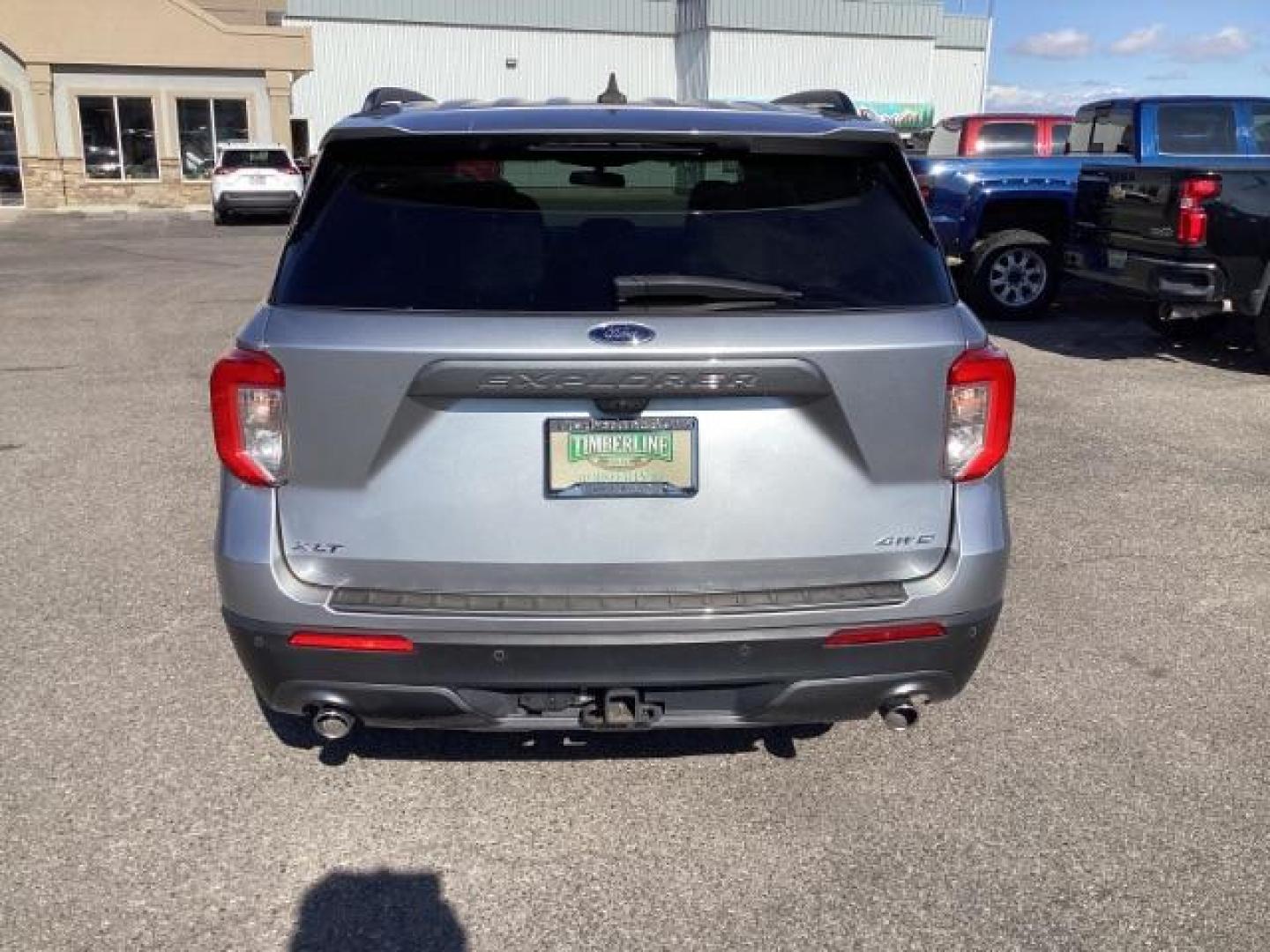 2021 Iconic Silver Metallic /Light Slate, leatherette Ford Explorer XLT AWD (1FMSK8DHXMG) with an 2.3L L4 DOHC 16V engine, 10-Speed Automatic transmission, located at 1235 N Woodruff Ave., Idaho Falls, 83401, (208) 523-1053, 43.507172, -112.000488 - At Timberline Auto it is always easy to find a great deal on your next vehicle! Our experienced sales staff can help find the right vehicle that will fit your needs. Our knowledgeable finance department has options for almost any credit score. We offer many warranty contract options to protect your - Photo#3