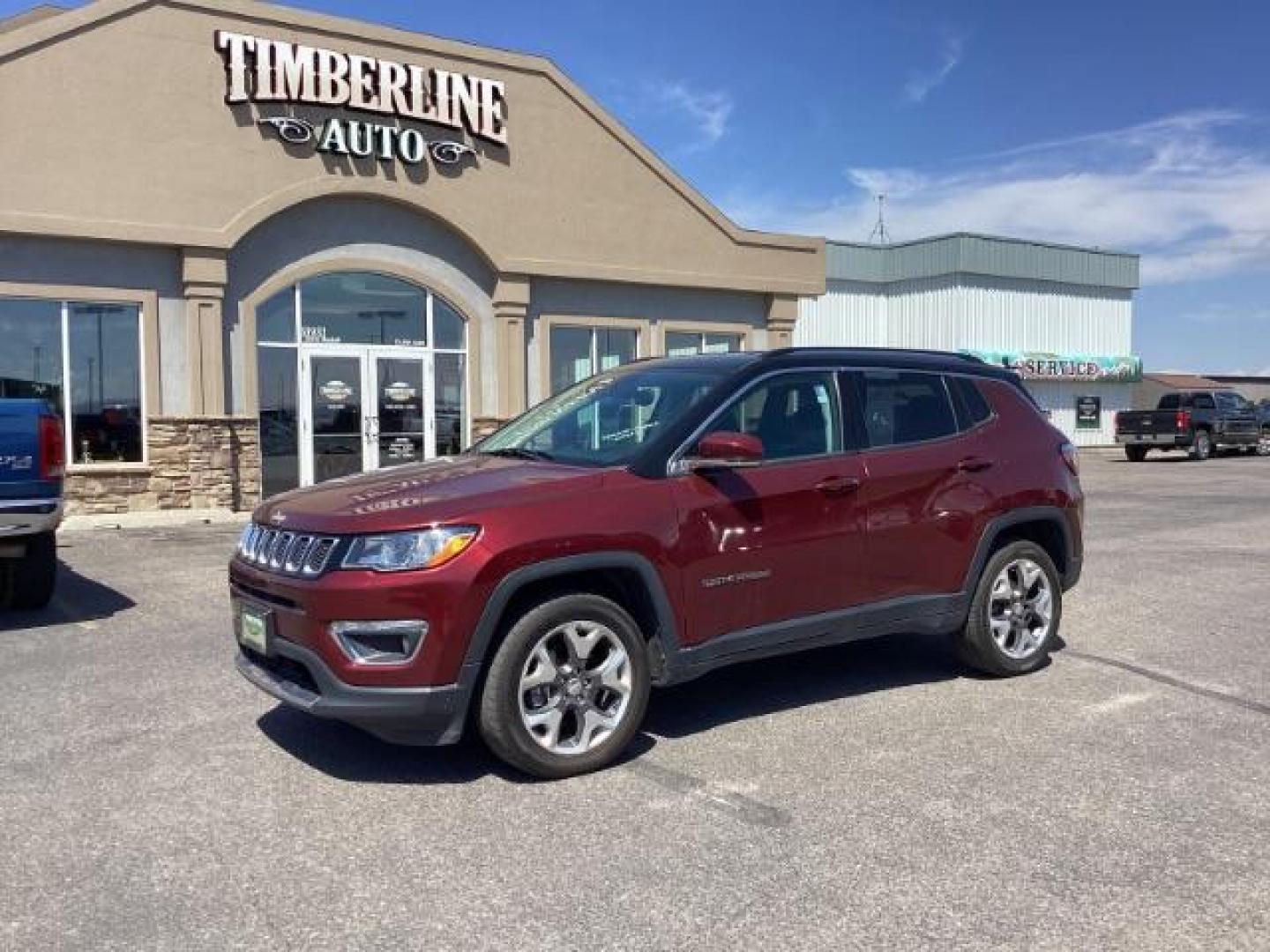 2021 RED /CLOTH Jeep Compass Limited 4WD (3C4NJDCB1MT) with an 2.4L L4 DOHC 16V engine, Continuously Variable Transmission transmission, located at 1235 N Woodruff Ave., Idaho Falls, 83401, (208) 523-1053, 43.507172, -112.000488 - Photo#0