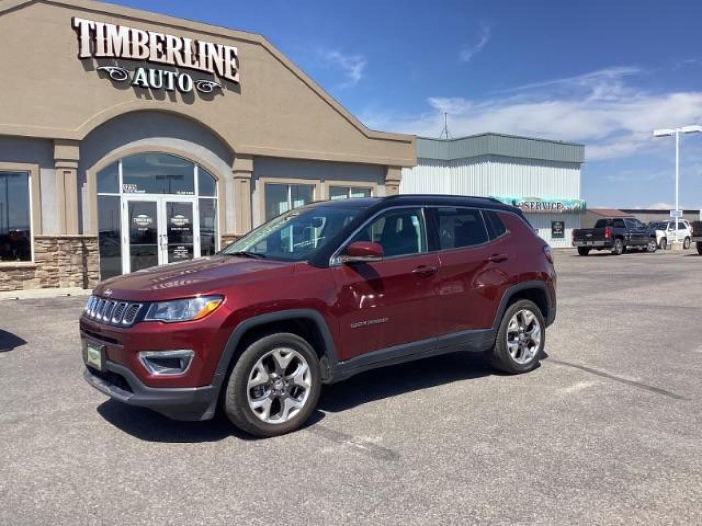 2021 RED /CLOTH Jeep Compass Limited 4WD (3C4NJDCB1MT) with an 2.4L L4 DOHC 16V engine, Continuously Variable Transmission transmission, located at 1235 N Woodruff Ave., Idaho Falls, 83401, (208) 523-1053, 43.507172, -112.000488 - Photo#1