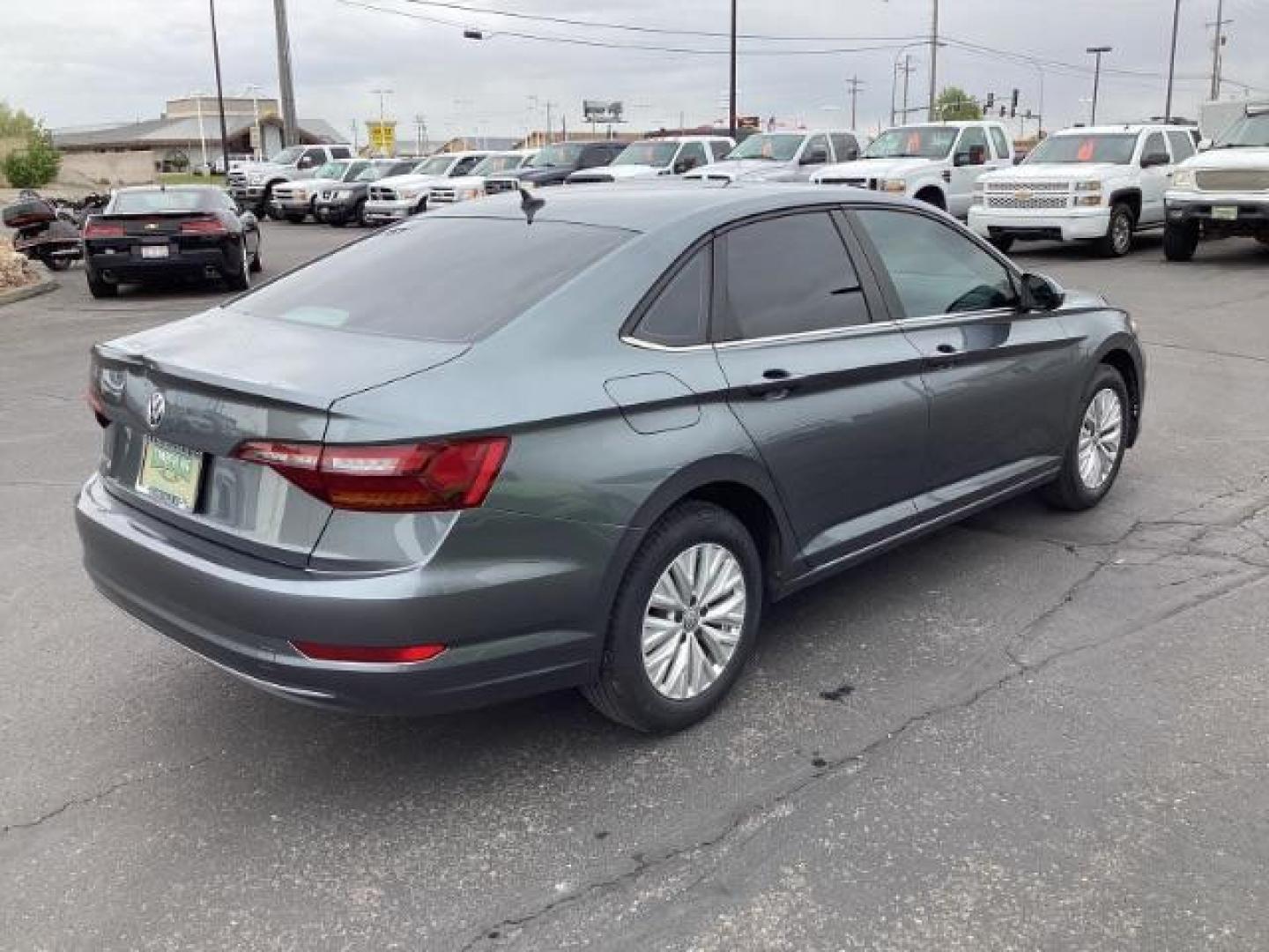 2019 Platinum Gray Metallic Volkswagen Jetta 1.4T S 8A (3VWC57BU6KM) with an 1.4L L4 DOHC 16V engine, 8-Speed Automatic transmission, located at 1235 N Woodruff Ave., Idaho Falls, 83401, (208) 523-1053, 43.507172, -112.000488 - The 2019 Volkswagen Jetta S comes with a variety of features that make it a popular choice among drivers. Here are some of its key features: 1.4-Liter Turbocharged Engine: The Jetta S is powered by a 1.4-liter turbocharged four-cylinder engine, providing a good balance of power and fuel efficiency. - Photo#4