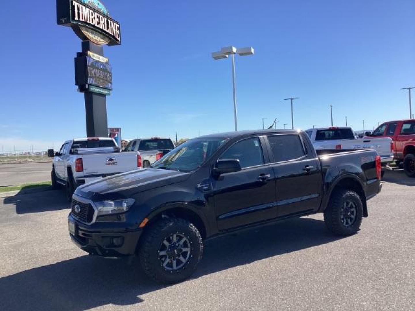 2019 Shadow Black /Medium Stone, premium cloth Ford Ranger XLT SuperCrew 4WD (1FTER4FH0KL) with an 2.3L L4 DOHC 16V engine, 10-Speed Automatic transmission, located at 1235 N Woodruff Ave., Idaho Falls, 83401, (208) 523-1053, 43.507172, -112.000488 - Photo#0