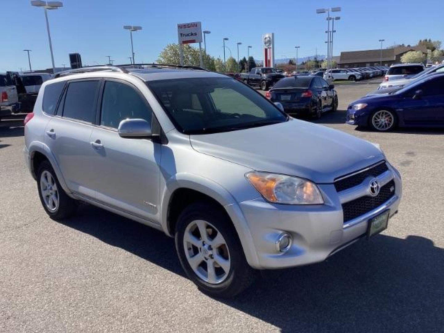 2012 Classic Silver Metallic /Ash Cloth Interior Toyota RAV4 Limited V6 4WD (2T3DK4DV1CW) with an 3.5L V6 DOHC 24V engine, 5-Speed Automatic transmission, located at 1235 N Woodruff Ave., Idaho Falls, 83401, (208) 523-1053, 43.507172, -112.000488 - The 2012 Toyota RAV4 Limited trim offers a range of features aimed at enhancing comfort, convenience, and safety. Here are some of the key features you can typically find in the 2012 RAV4 Limited: Leather Upholstery: The Limited trim often comes standard with leather-trimmed seats, providing a more - Photo#6