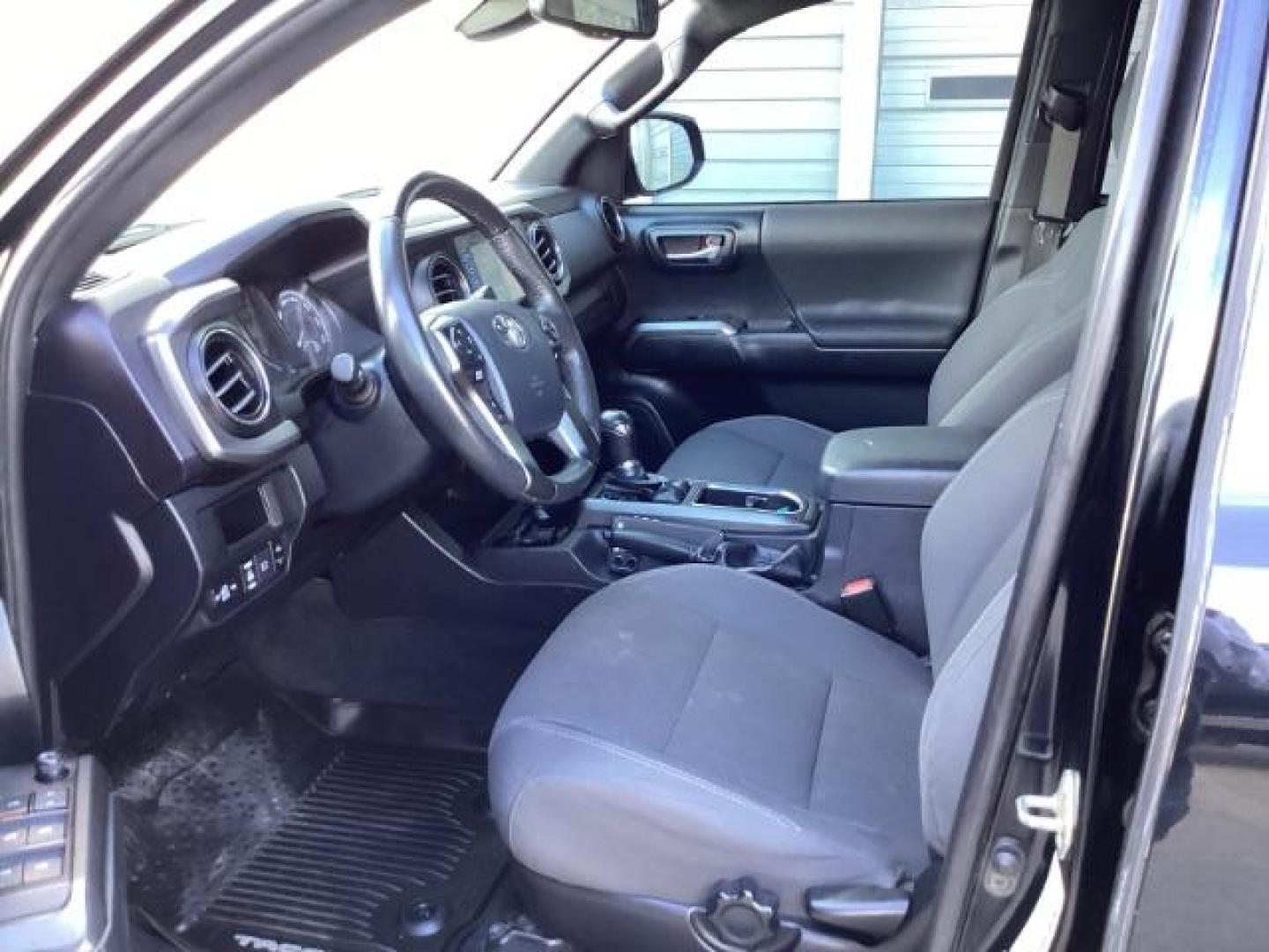 2019 Midnight Black Metallic /Cement Gray, cloth Toyota Tacoma SR5 Double Cab Super Long Bed V6 6AT 4WD (3TMDZ5BN7KM) with an 3.5L V6 DOHC 24V engine, 6-Speed Automatic transmission, located at 1235 N Woodruff Ave., Idaho Falls, 83401, (208) 523-1053, 43.507172, -112.000488 - Photo#13