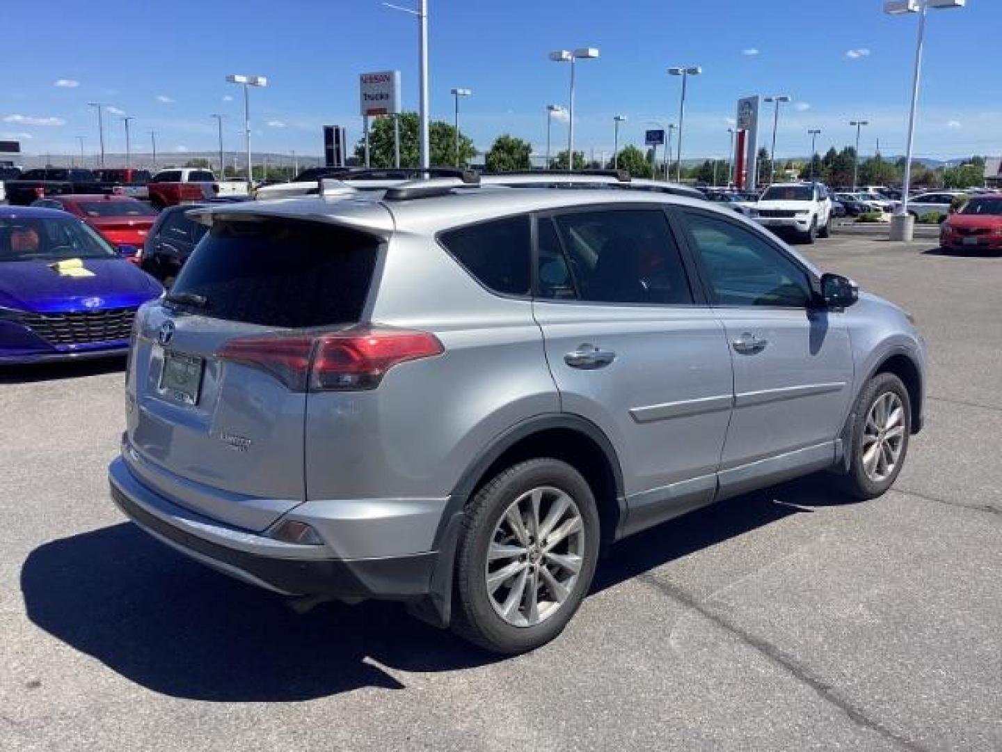 2017 Silver Sky Metallic /Black, leatherette Toyota RAV4 Limited AWD (2T3DFREV3HW) with an 2.5L L4 DOHC 16V engine, 6-Speed Automatic transmission, located at 1235 N Woodruff Ave., Idaho Falls, 83401, (208) 523-1053, 43.507172, -112.000488 - Photo#4