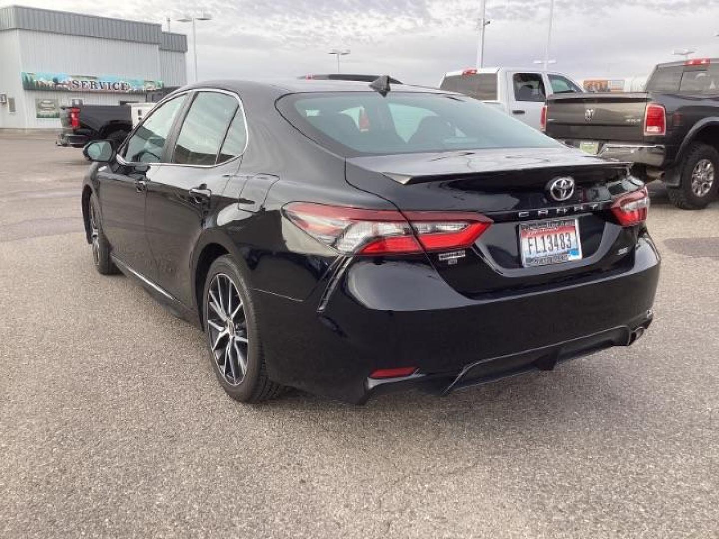 2023 Midnight Black Metallic /Black Toyota Camry SE (4T1G11AKXPU) with an 2.5L L4 DOHC 16V engine, 8-Speed Automatic transmission, located at 1235 N Woodruff Ave., Idaho Falls, 83401, (208) 523-1053, 43.507172, -112.000488 - Photo#3