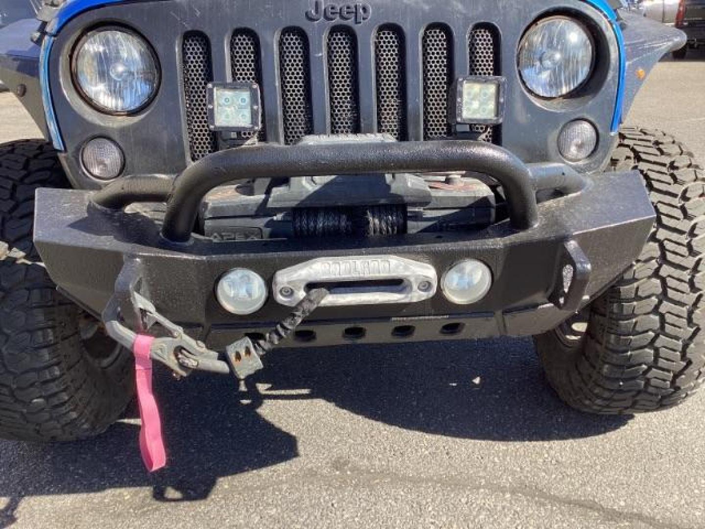 2016 Hydro Blue Pearl Coat /Black, cloth Jeep Wrangler Unlimited Sport 4WD (1C4BJWDG6GL) with an 3.6L V6 DOHC 24V FFV engine, 6-Speed Manual transmission, located at 1235 N Woodruff Ave., Idaho Falls, 83401, (208) 523-1053, 43.507172, -112.000488 - Photo#9