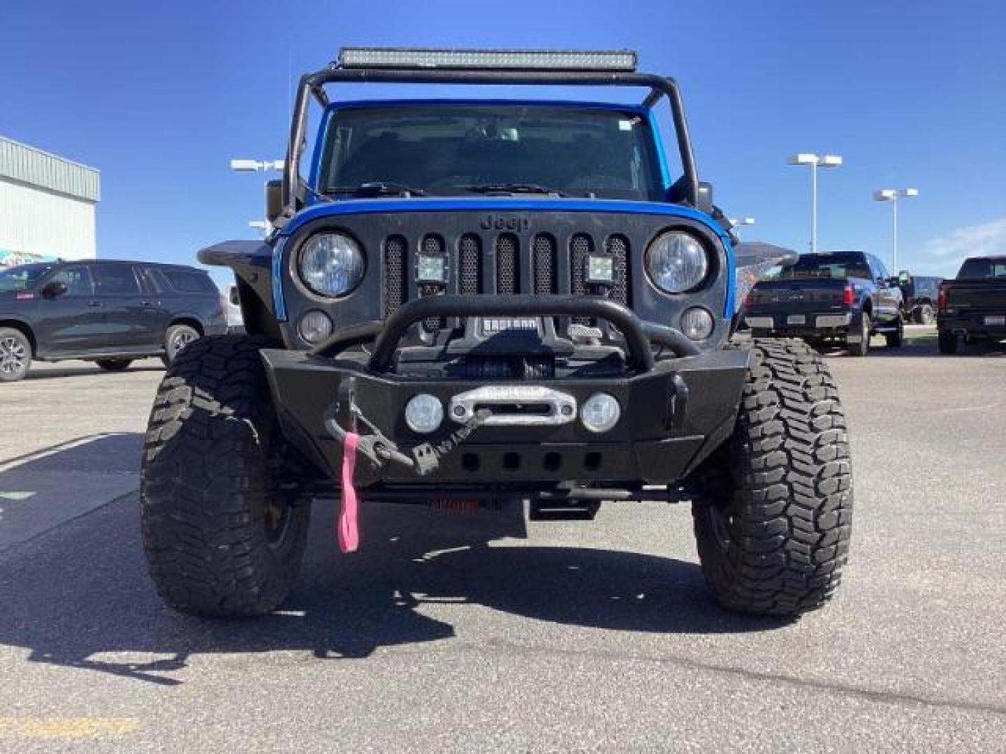 2016 Hydro Blue Pearl Coat /Black, cloth Jeep Wrangler Unlimited Sport 4WD (1C4BJWDG6GL) with an 3.6L V6 DOHC 24V FFV engine, 6-Speed Manual transmission, located at 1235 N Woodruff Ave., Idaho Falls, 83401, (208) 523-1053, 43.507172, -112.000488 - Photo#8