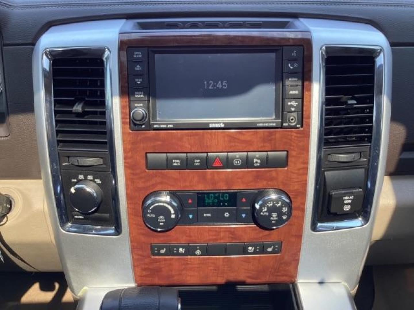 2010 RED /Dark Slate Leather Interior RAM 1500 Laramie Crew Cab 4WD (1D7RV1CT9AS) with an 5.7L V8 OHV 16V engine, 5-Speed Automatic transmission, located at 1235 N Woodruff Ave., Idaho Falls, 83401, (208) 523-1053, 43.507172, -112.000488 - Photo#16