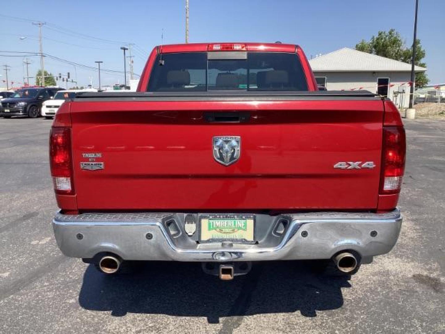 2010 RED /Dark Slate Leather Interior RAM 1500 Laramie Crew Cab 4WD (1D7RV1CT9AS) with an 5.7L V8 OHV 16V engine, 5-Speed Automatic transmission, located at 1235 N Woodruff Ave., Idaho Falls, 83401, (208) 523-1053, 43.507172, -112.000488 - Photo#4