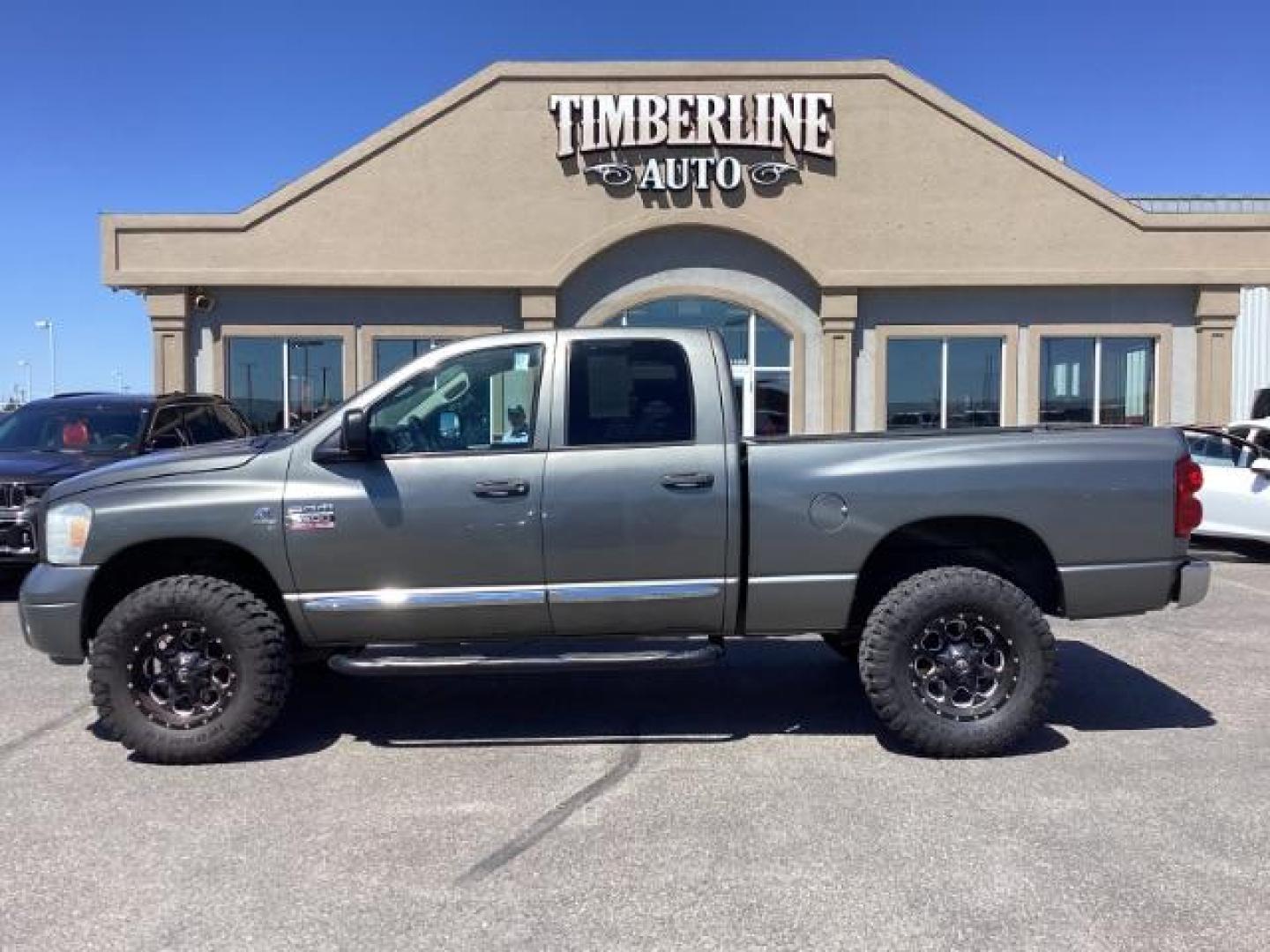 2008 GRAY /LEATHER Dodge Ram 3500 LARAMIE (3D7MX38A78G) with an 6.7 CUMMINS engine, AUTOMATIC transmission, located at 1235 N Woodruff Ave., Idaho Falls, 83401, (208) 523-1053, 43.507172, -112.000488 - Photo#1