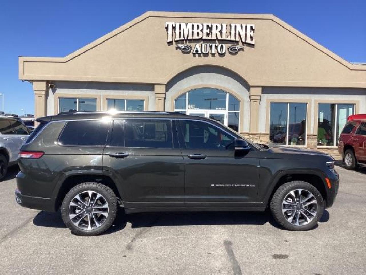 2023 Baltic Grey Metallic Clear Coat /Global Black/Steel Grey Jeep Grand Cherokee L Overland 4WD (1C4RJKDG5P8) with an 3.6L V6 DOHC 24V engine, 8-Speed Automatic transmission, located at 1235 N Woodruff Ave., Idaho Falls, 83401, (208) 523-1053, 43.507172, -112.000488 - Photo#5