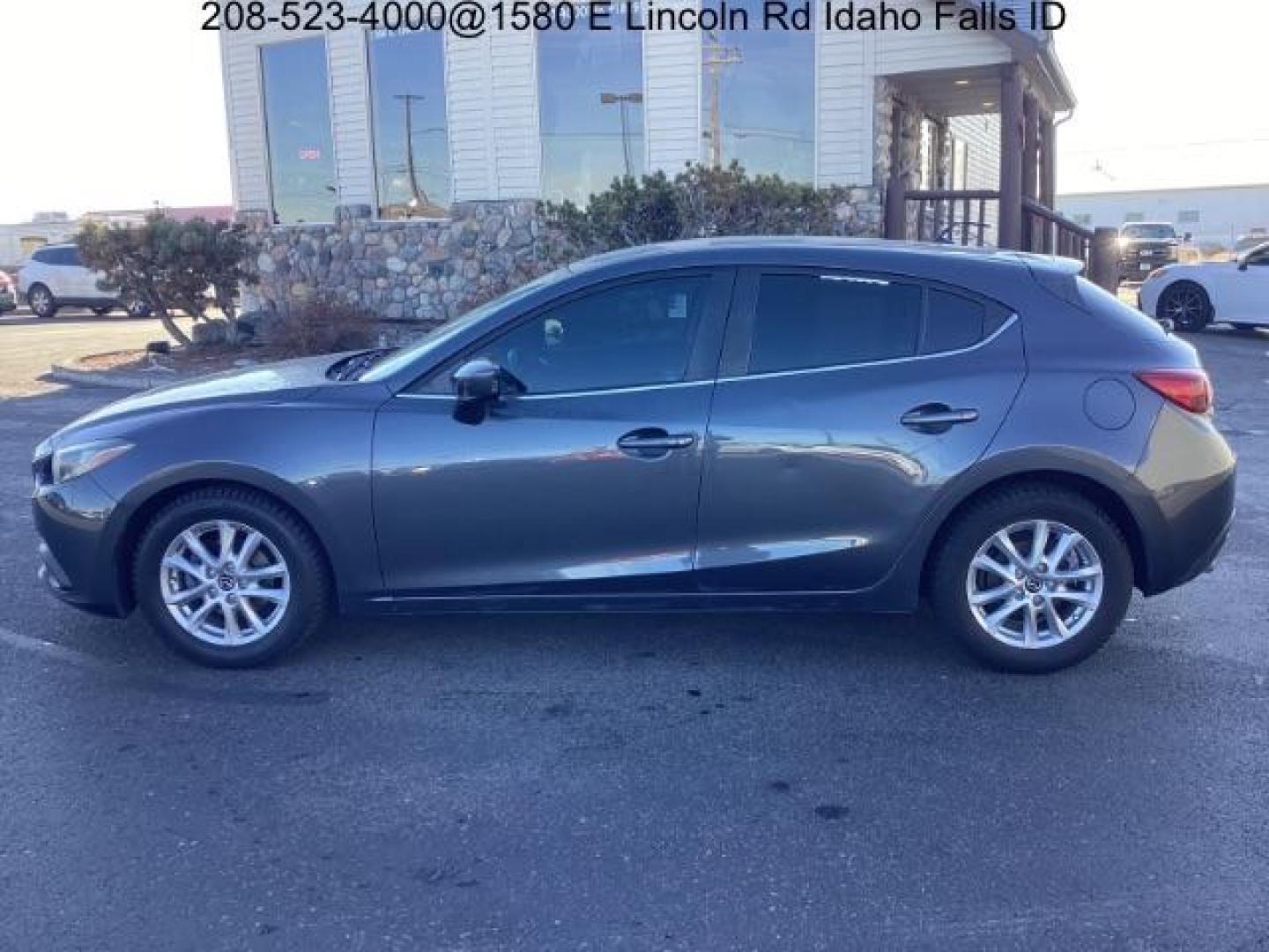 2016 Meteor Gray Mica /Black, cloth Mazda MAZDA3 i Sport AT 5-Door (JM1BM1K77G1) with an 2.0L L4 DOHC 16V engine, 6-Speed Automatic transmission, located at 1235 N Woodruff Ave., Idaho Falls, 83401, (208) 523-1053, 43.507172, -112.000488 - New Inventory. Going through service and inspection. Call for more pictures. At Timberline Auto it is always easy to find a great deal on your next vehicle! Our experienced sales staff can help find the right vehicle will fit your needs. Our knowledgeable finance department has options for almost a - Photo#2